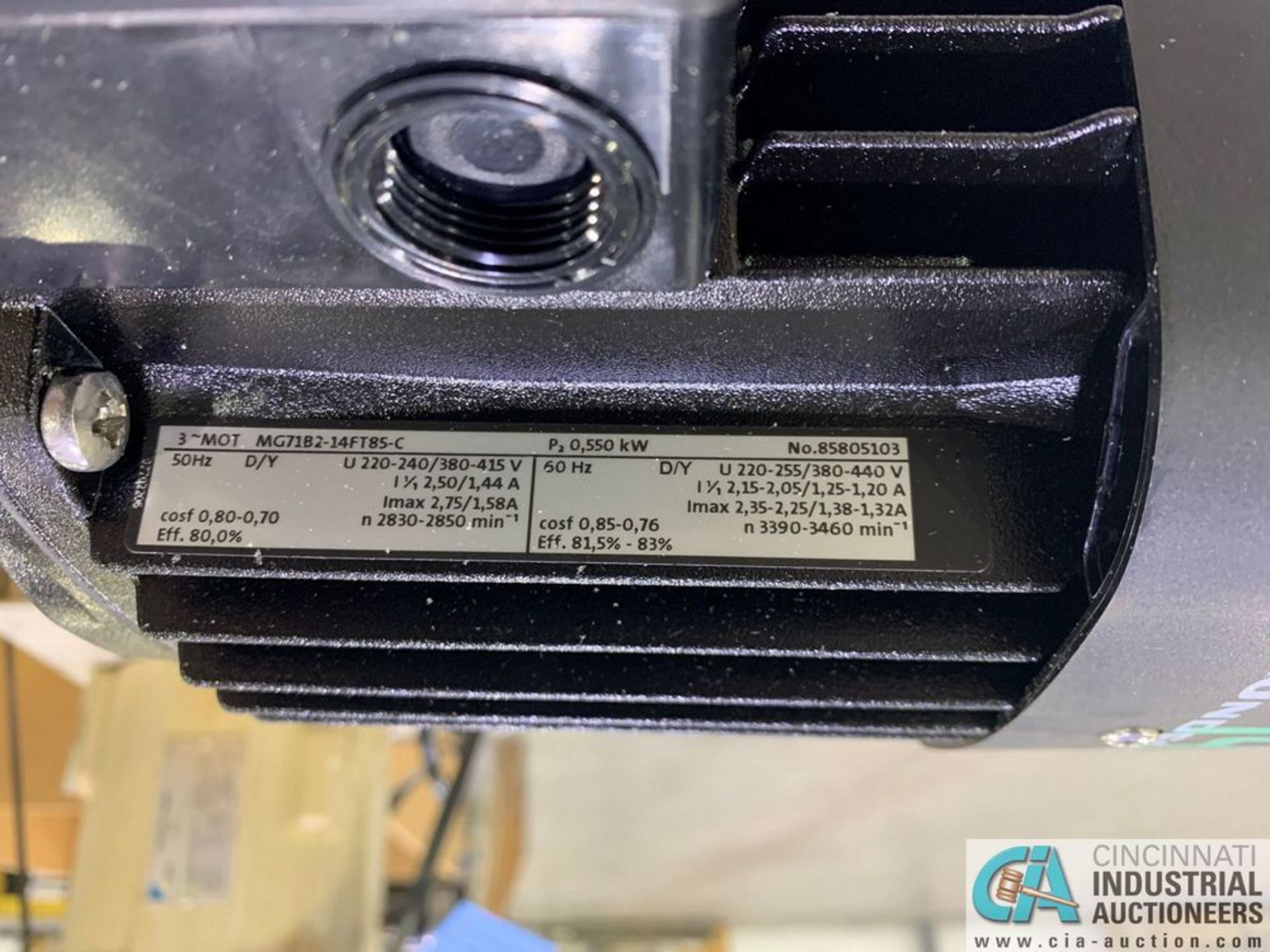 GRUNDFOS MODEL D39GH0365-P1121448 COOLANT PUMP (NEW) - Image 3 of 3