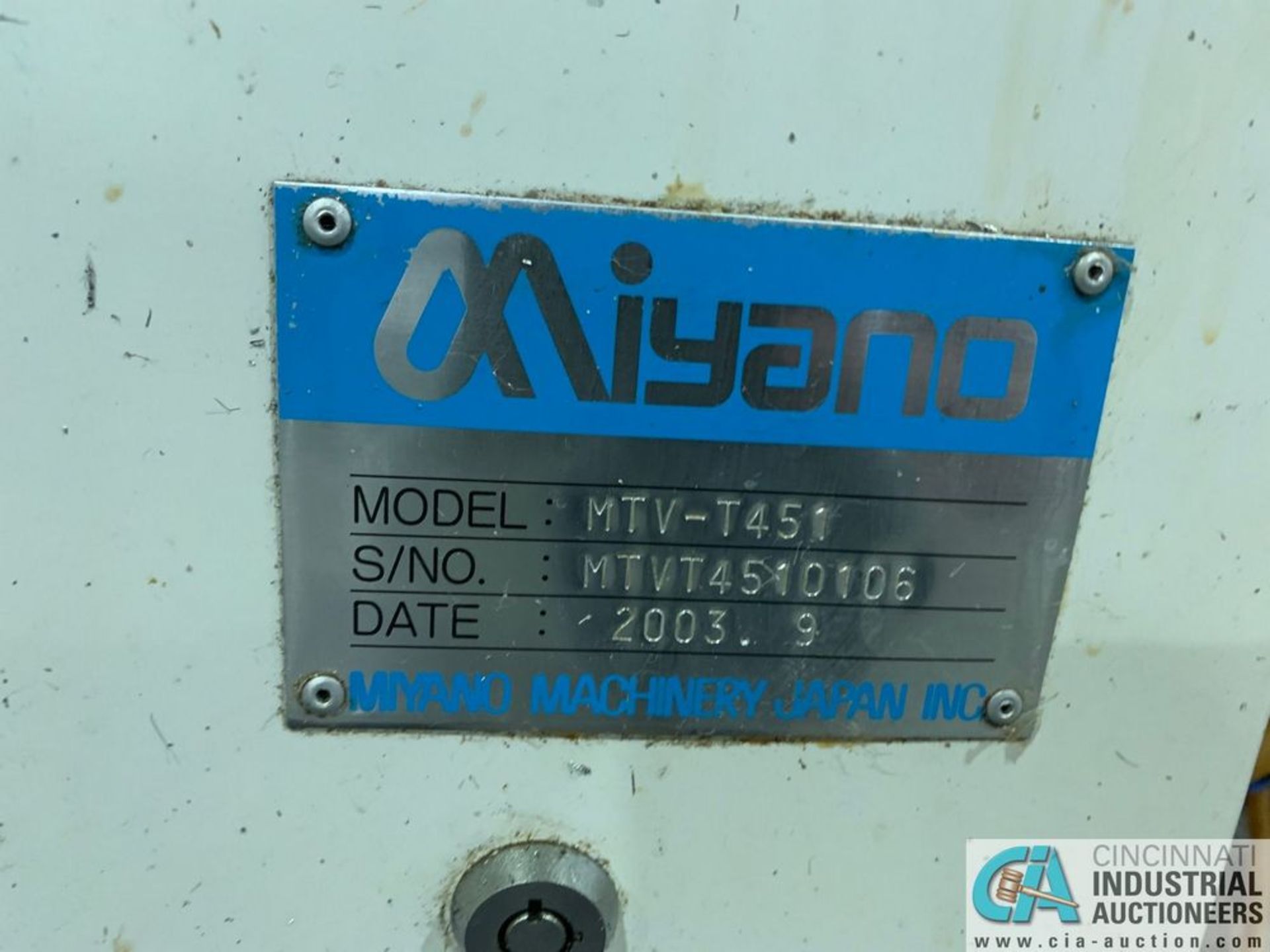 MECTRON MIYANO MODEL MTV-T451 CNC DRILLING & TAPPING CENTER W/ LOADER AND STOCKER TABLE *Loading fee - Image 9 of 11