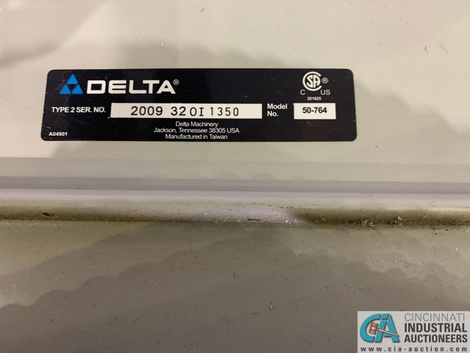 DELTA MODEL 50-764 DUAL BAG DUST COLLECTOR; S/N 3210-1350 (NEW 2009) - Image 3 of 5