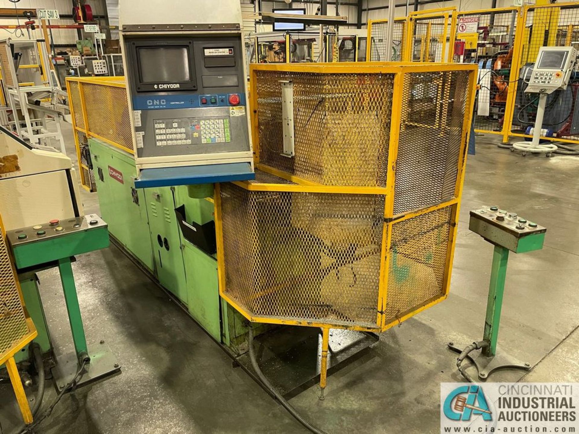 CHIYODA CNC HYDRAULIC TUBE BENDER *Loading fee due Griner Engineering $500.00 price valid until 3/19 - Image 4 of 8