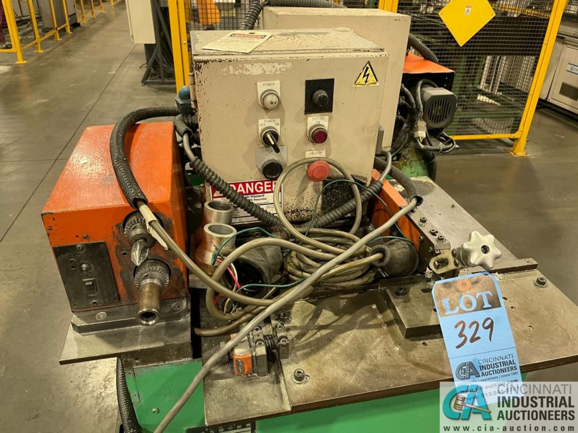 ASK MODEL S-3 SAW AND TUBE DEBURRING MACHINE **Loading fee due Griner $150.00 price valid until 3/19 - Image 2 of 4