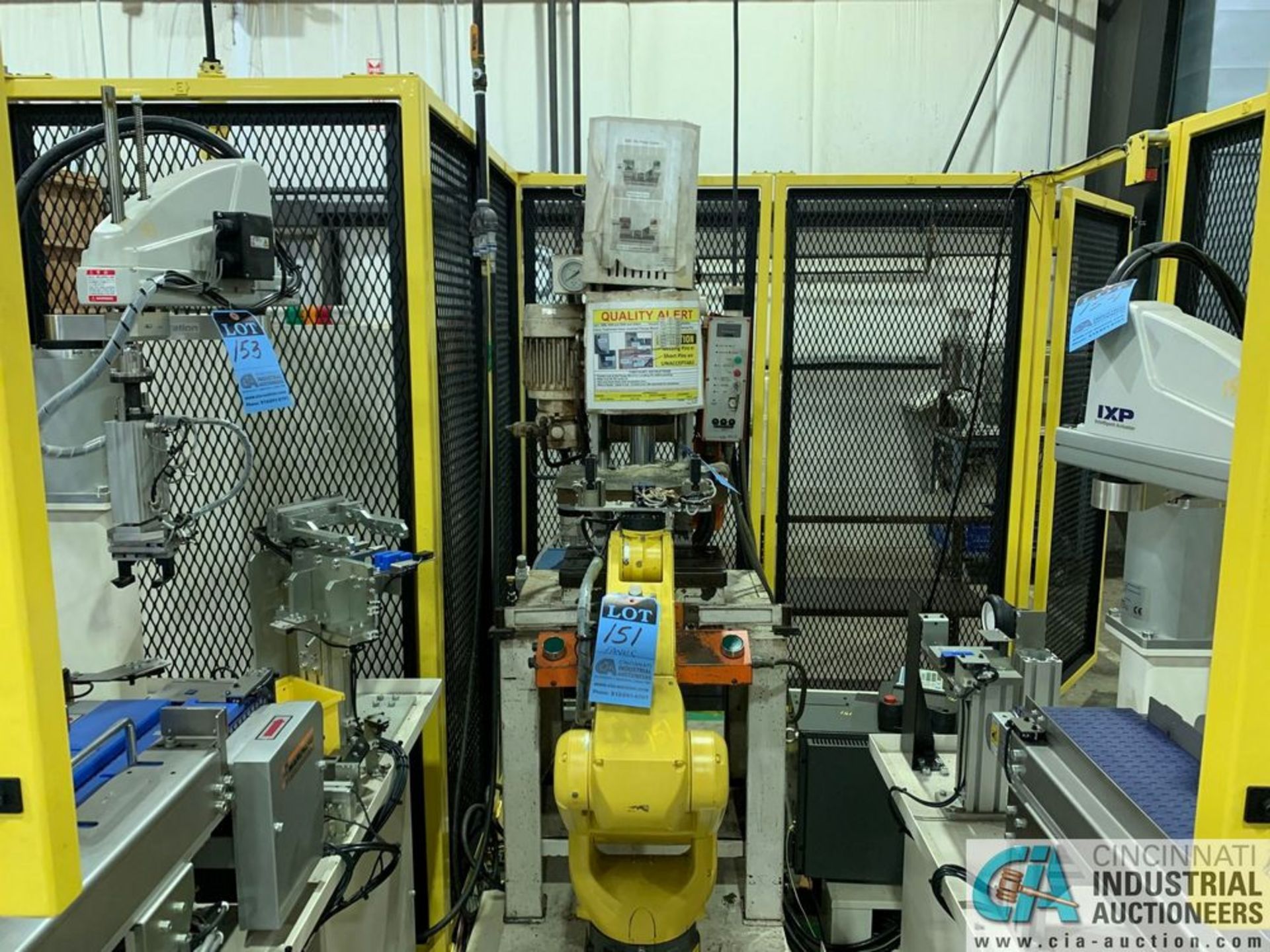 OVERALL LOTS 150-154; ROBOT PRESS CELL **Loading fee due Griner Eng $600.00 price valid until 3/19** - Image 2 of 12