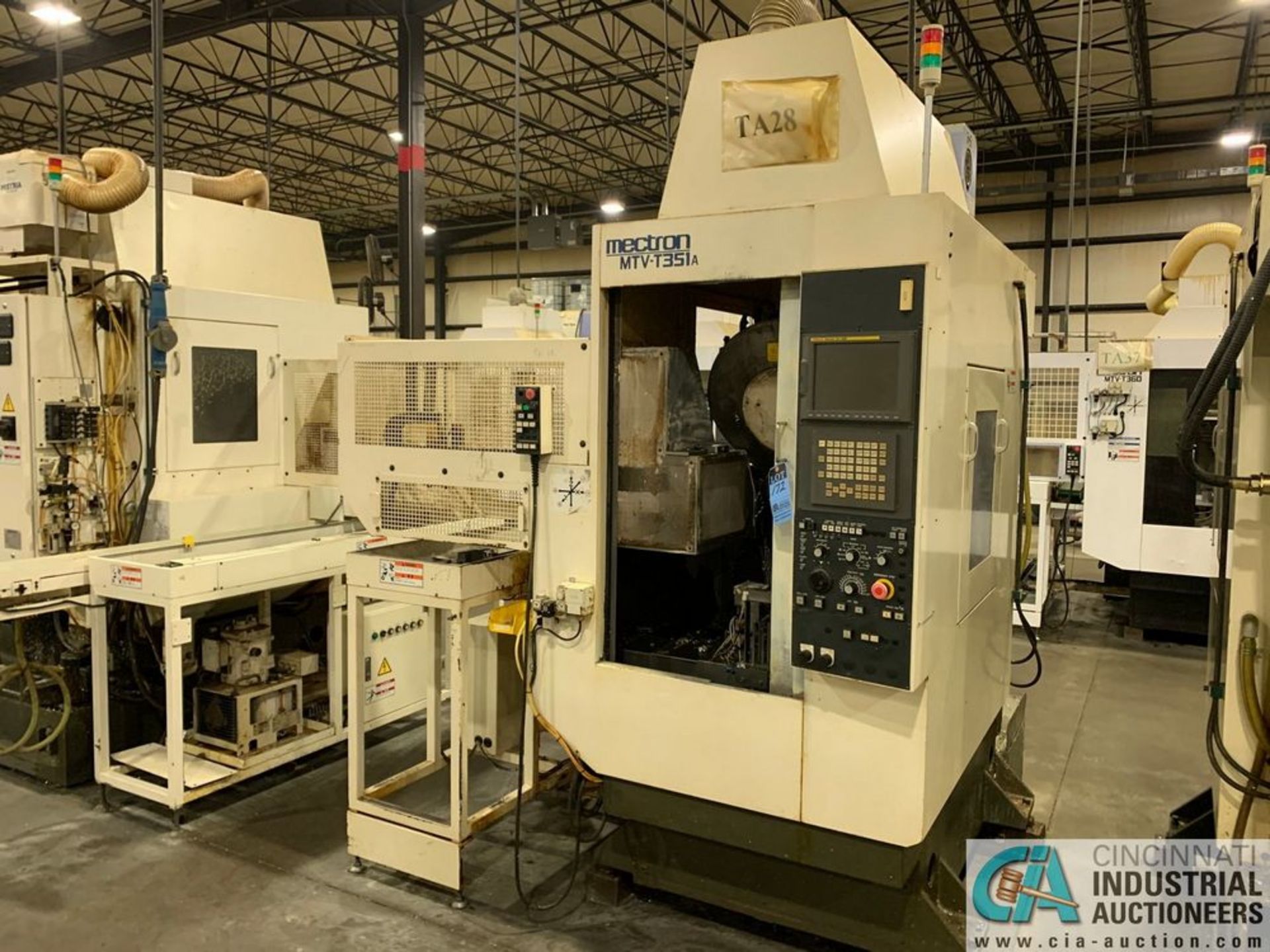 MECTRON MIYANO MODEL MTV-T351A CNC DRILLING & TAPPING CENTER W/ LOADER AND STOCKER TABLE*Loading fee - Image 3 of 17