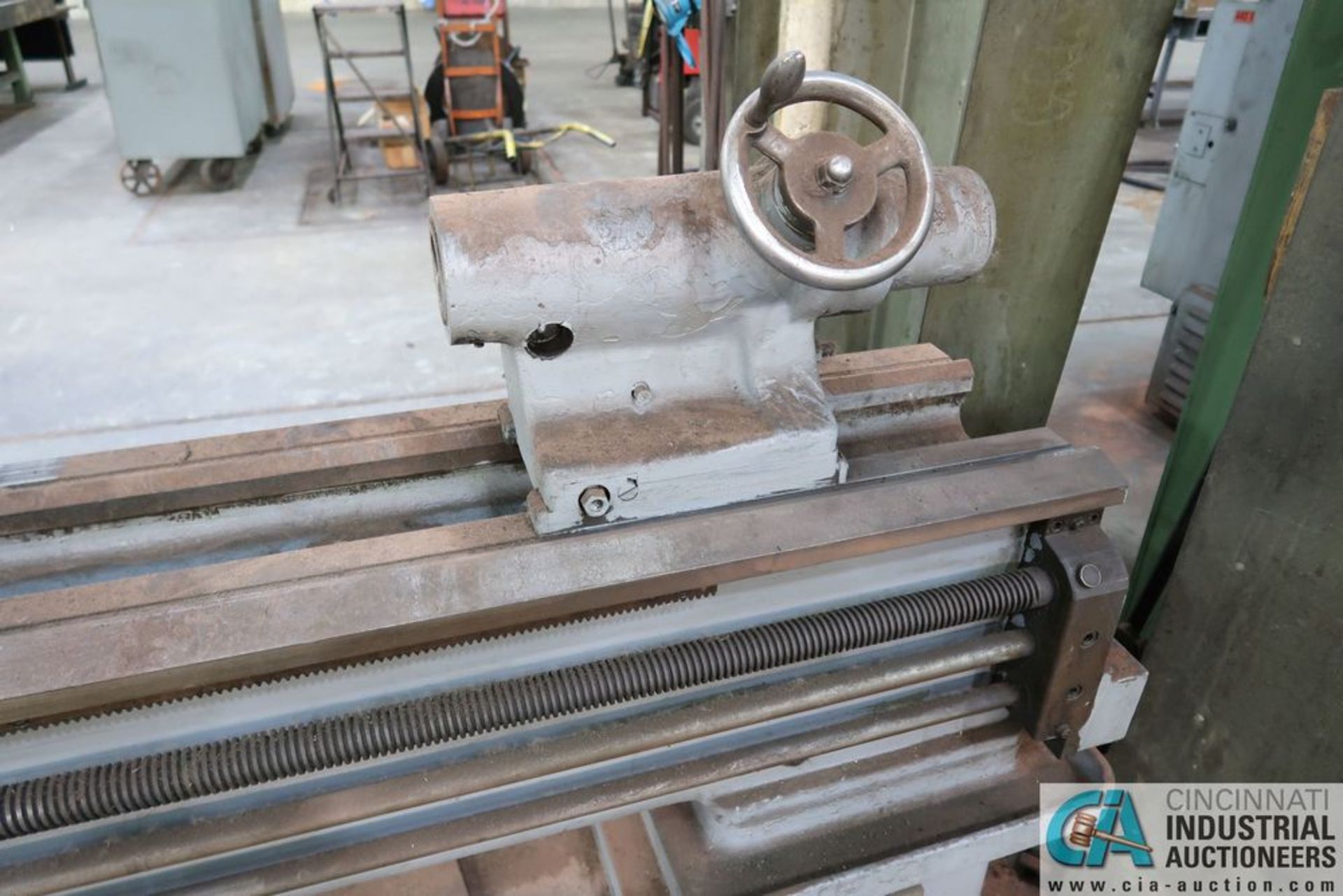 14" X 68' HERCULES AJAX LATHE, 25-1,500 RPM, 2" SPINDLE HOLE, TAPER CHUCK, TAILSTOCK - Image 7 of 8