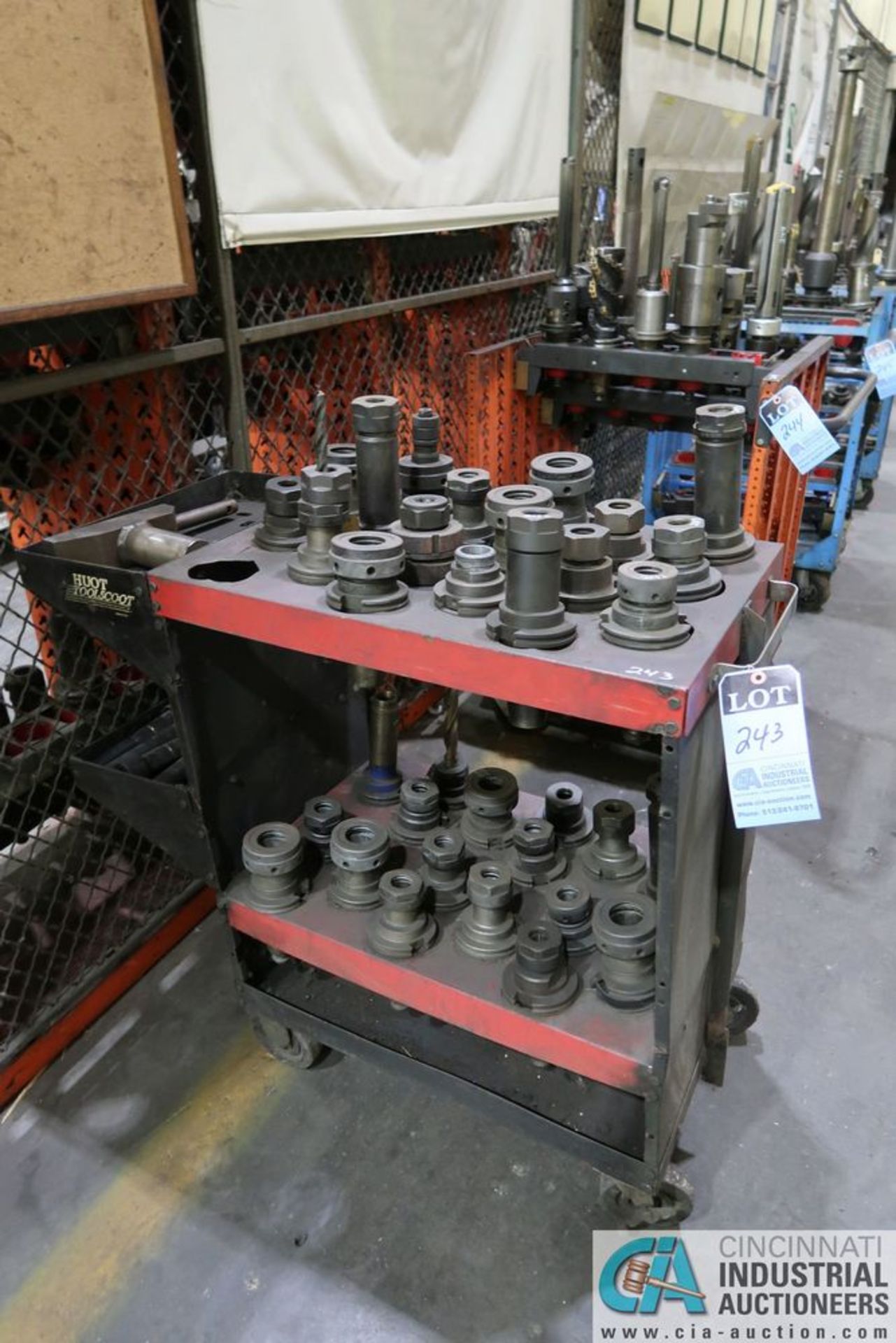 50 TAPER TOOLHOLDERS WITH CART