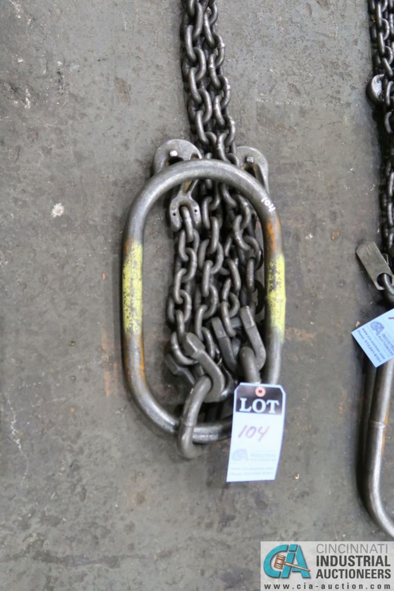 10' 2-HOOK LIFTING CHAIN - Image 2 of 3
