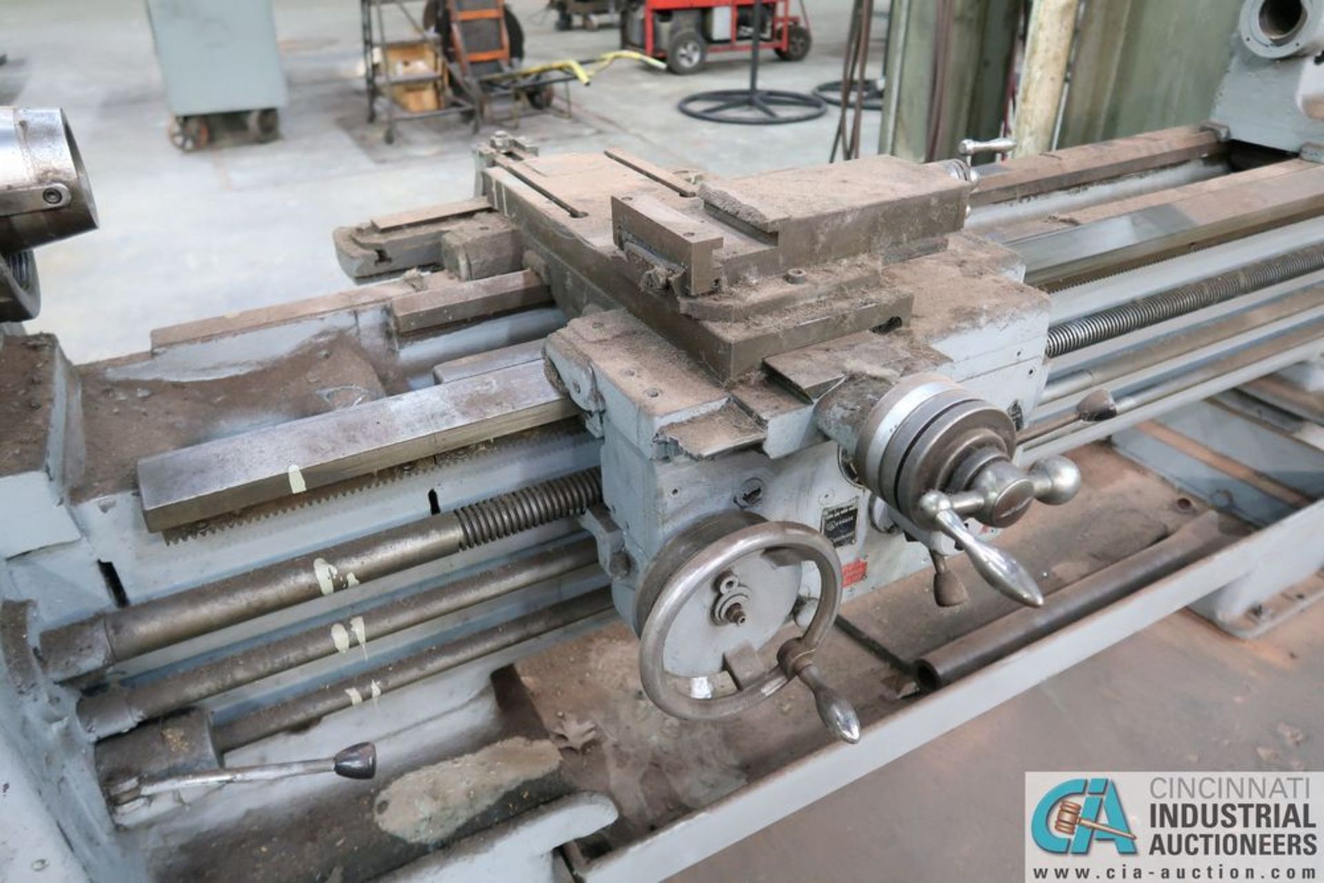 14" X 68' HERCULES AJAX LATHE, 25-1,500 RPM, 2" SPINDLE HOLE, TAPER CHUCK, TAILSTOCK - Image 5 of 8