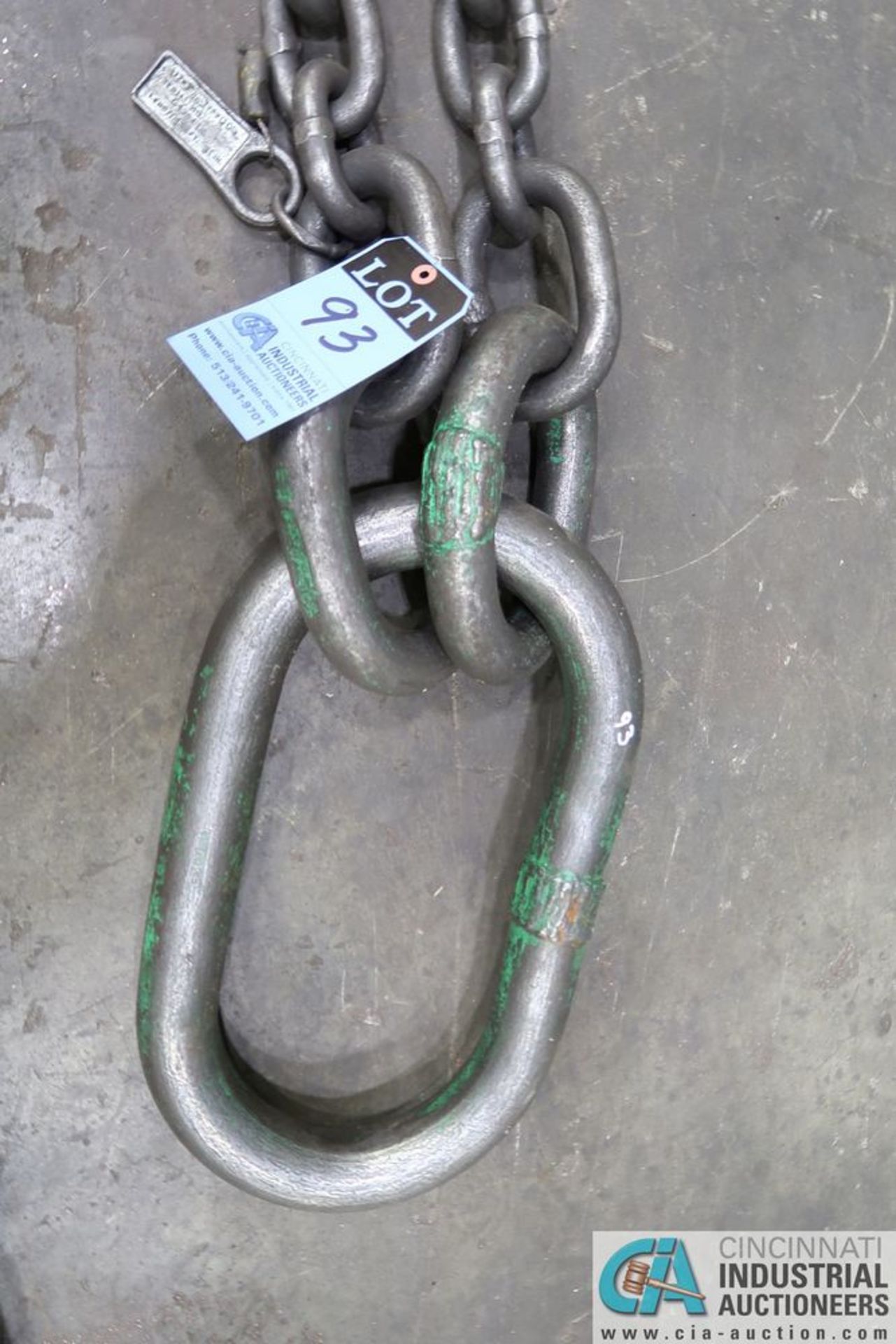 16' 2-HOOK LIFTING CHAIN - Image 2 of 4