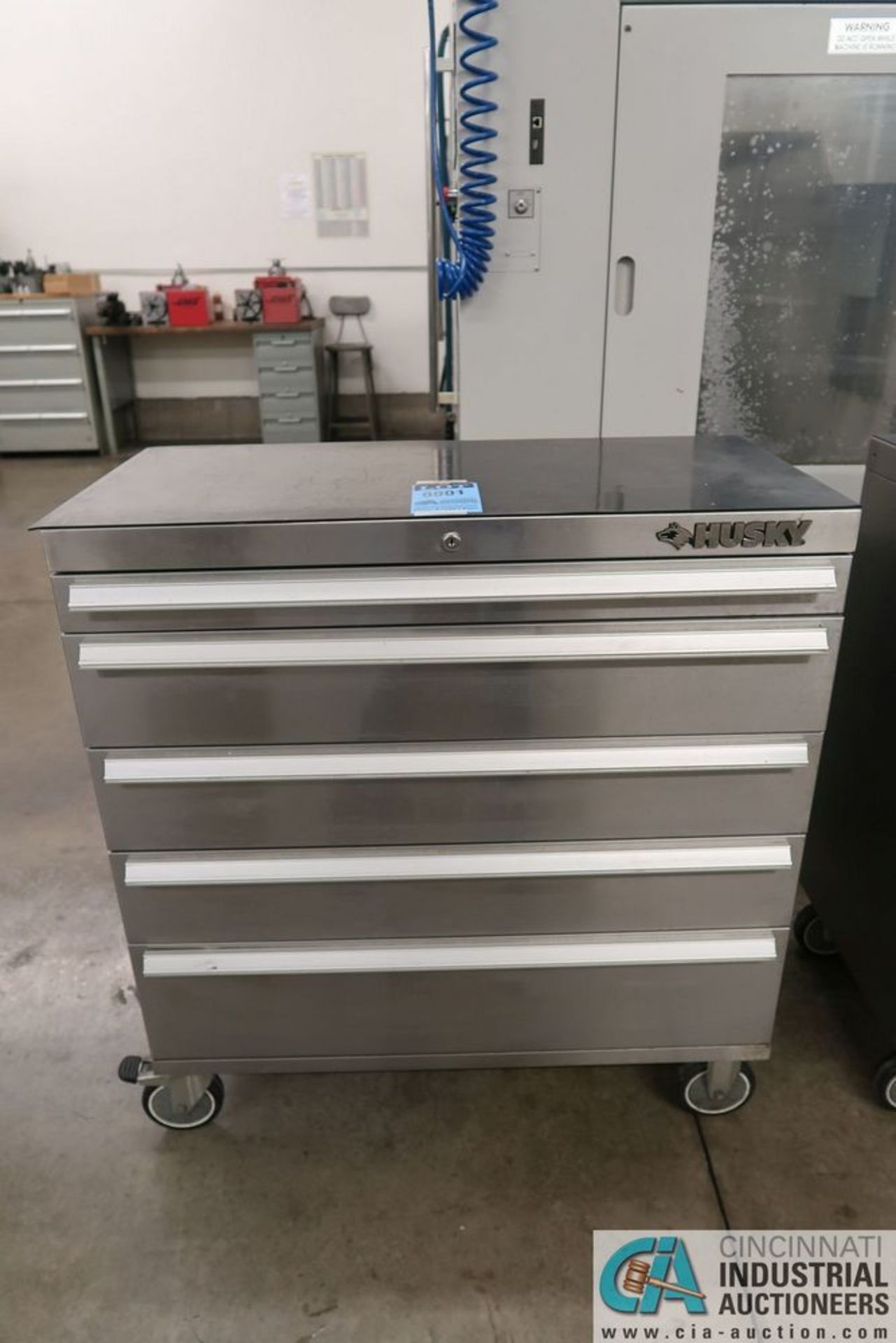HUSKY FIVE-DRAWER ROLLING TOOL CHEST
