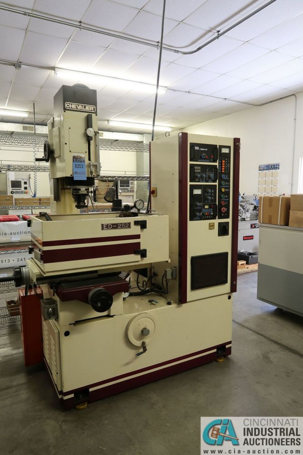 CHEVALIER MODEL ED-252 CNC DIE SINKER EDM **Loading Fee Due the "ERRA" Advanced Machinery $100.00 - Image 3 of 12