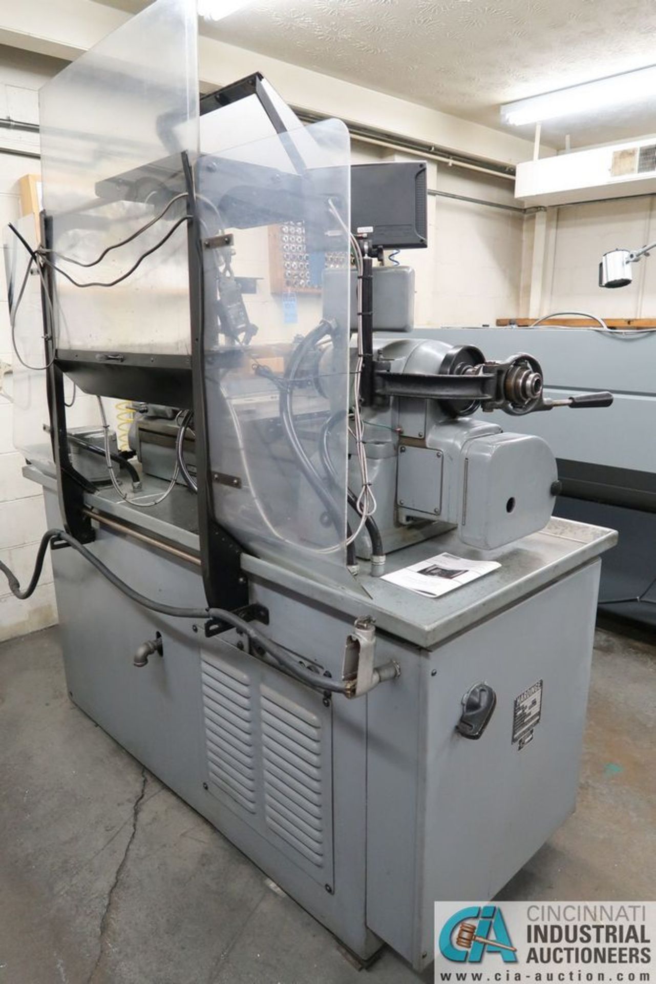 HARDINGE MODEL HLV-H SUPER PRECISION TOOLROOM LATHE; S/N HLV-H-10193-T, NEWALL DP700 DIGITAL - Image 8 of 11