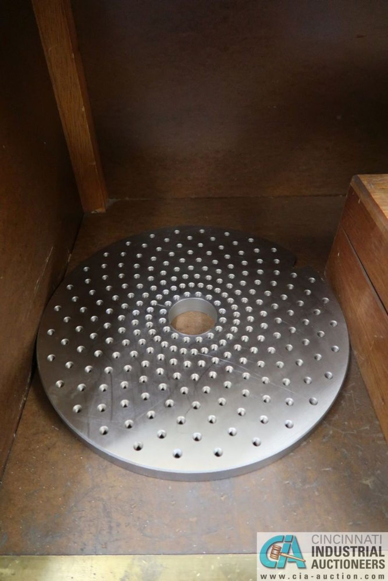 11" DIAMETER AND 8-5/8" DIAMETER DRILLED AND TAPPED STEEL PLATES - Image 2 of 2