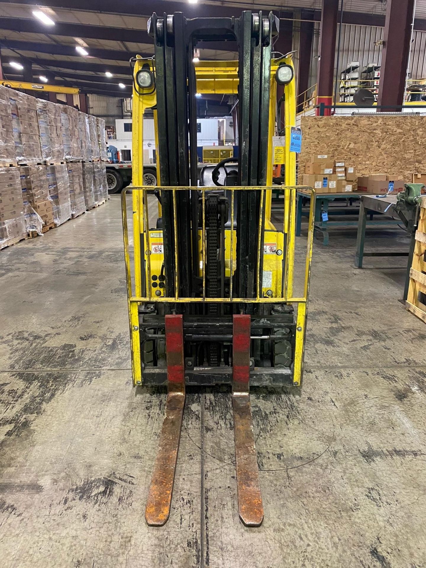 3,500 LB. HYSTER MODEL J35XNT ELECTRIC SIT DOWN TYPE LIFT TRUCK; S/N K160NJ060529, 82" 3-STAGE MAST - Image 5 of 9