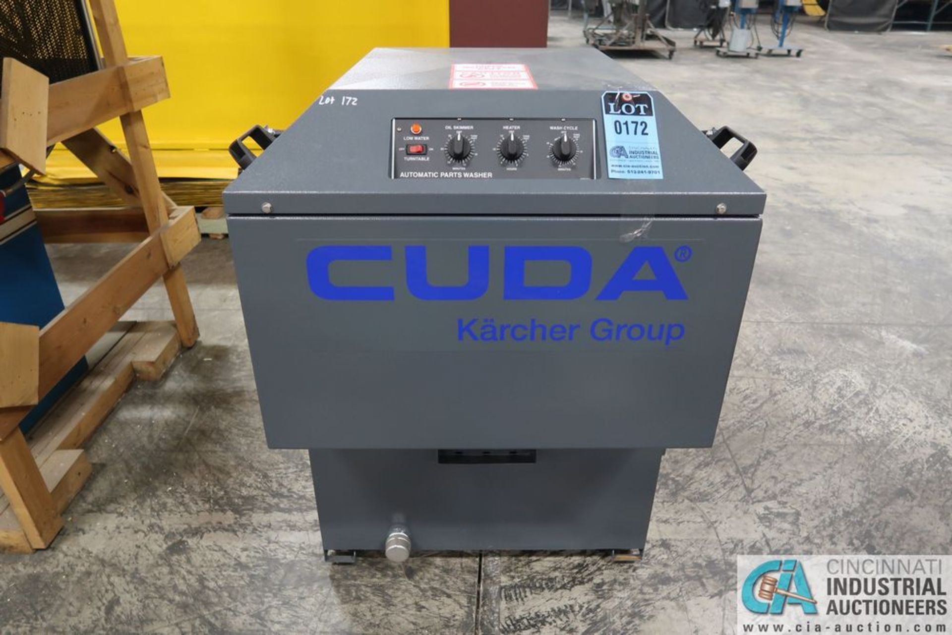 CUDA KARCHER MODEL H20-2412SS AUTOMATIC PARTS WASHER; S/N 10435490000001 - Image 3 of 8