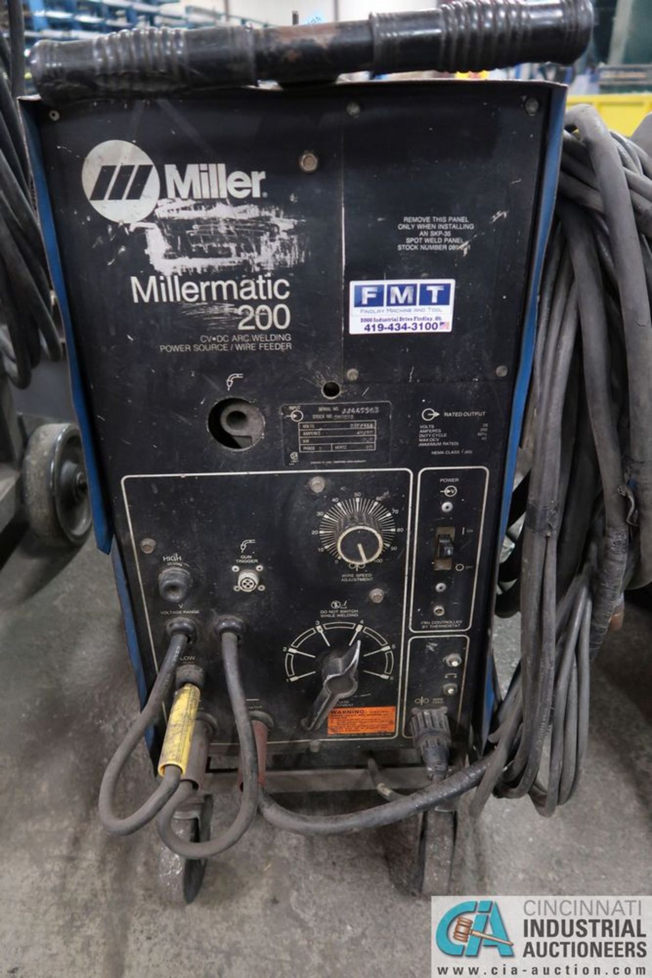 200 AMP MILLER MILLERMATIC 200 WELDER; S/N JJ449563 - Image 2 of 3