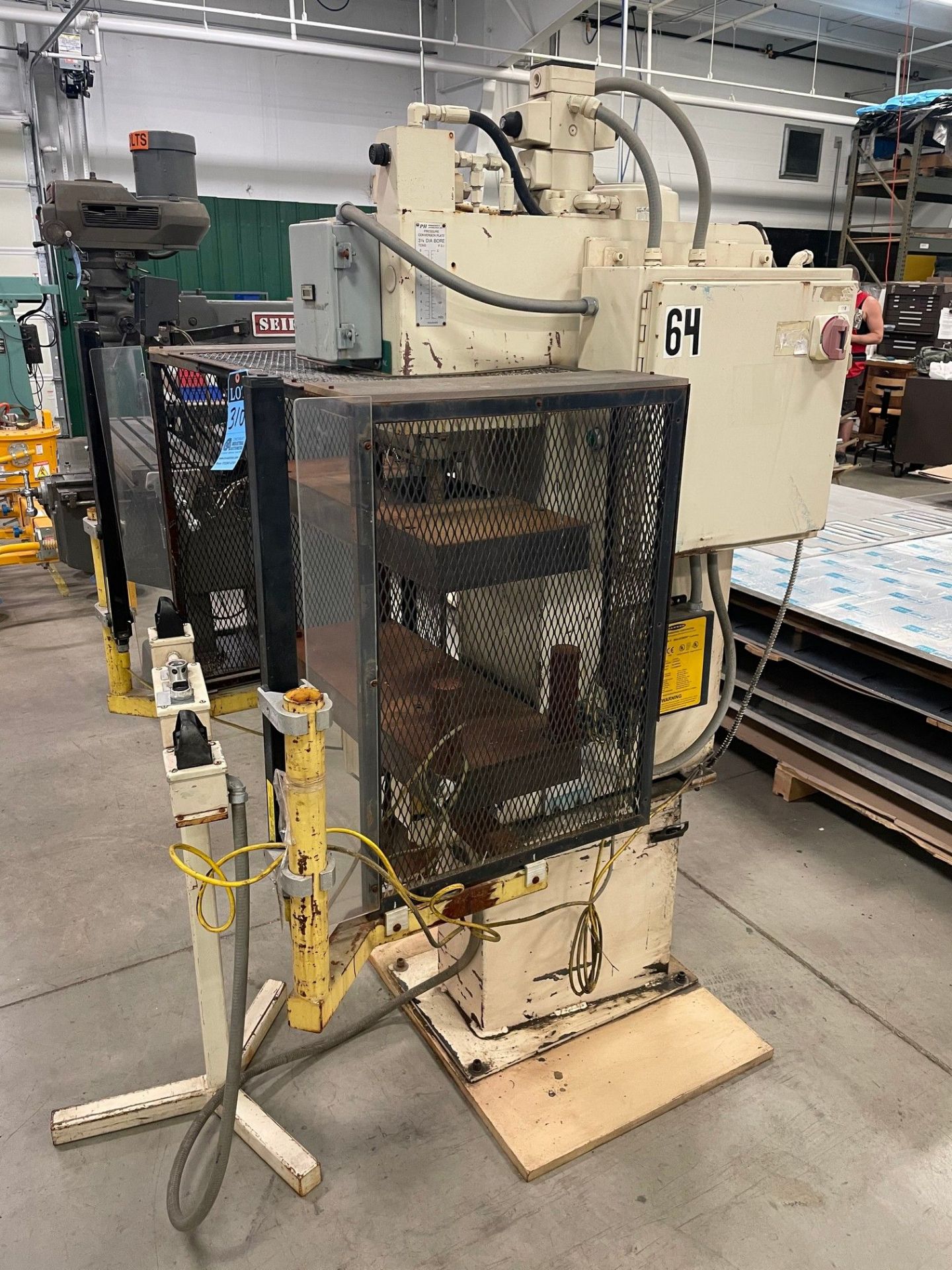 8 TON PH HYDRAULIC MODEL PHN-8 HYDRAULIC PRESS; S/N 61369 - Image 2 of 11