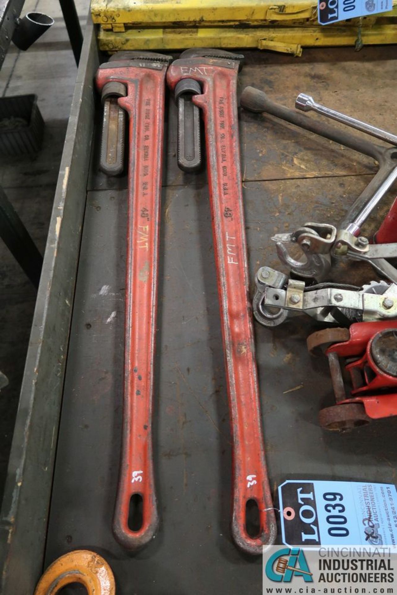 48" RIDGID PIPE WRENCHES