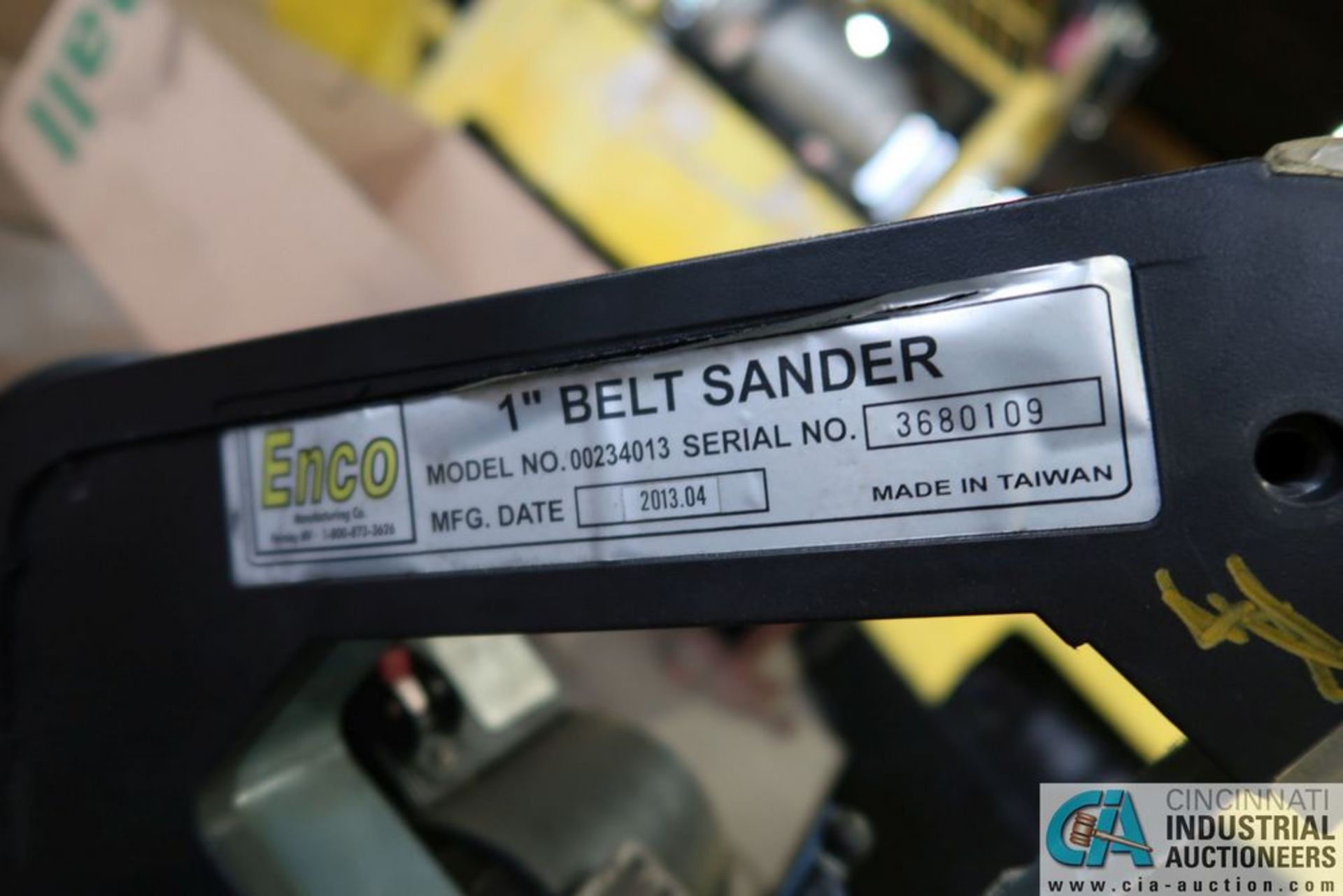 1" ENCO MODEL NO. 00234013 BENCH BELT SANDER - Image 4 of 4