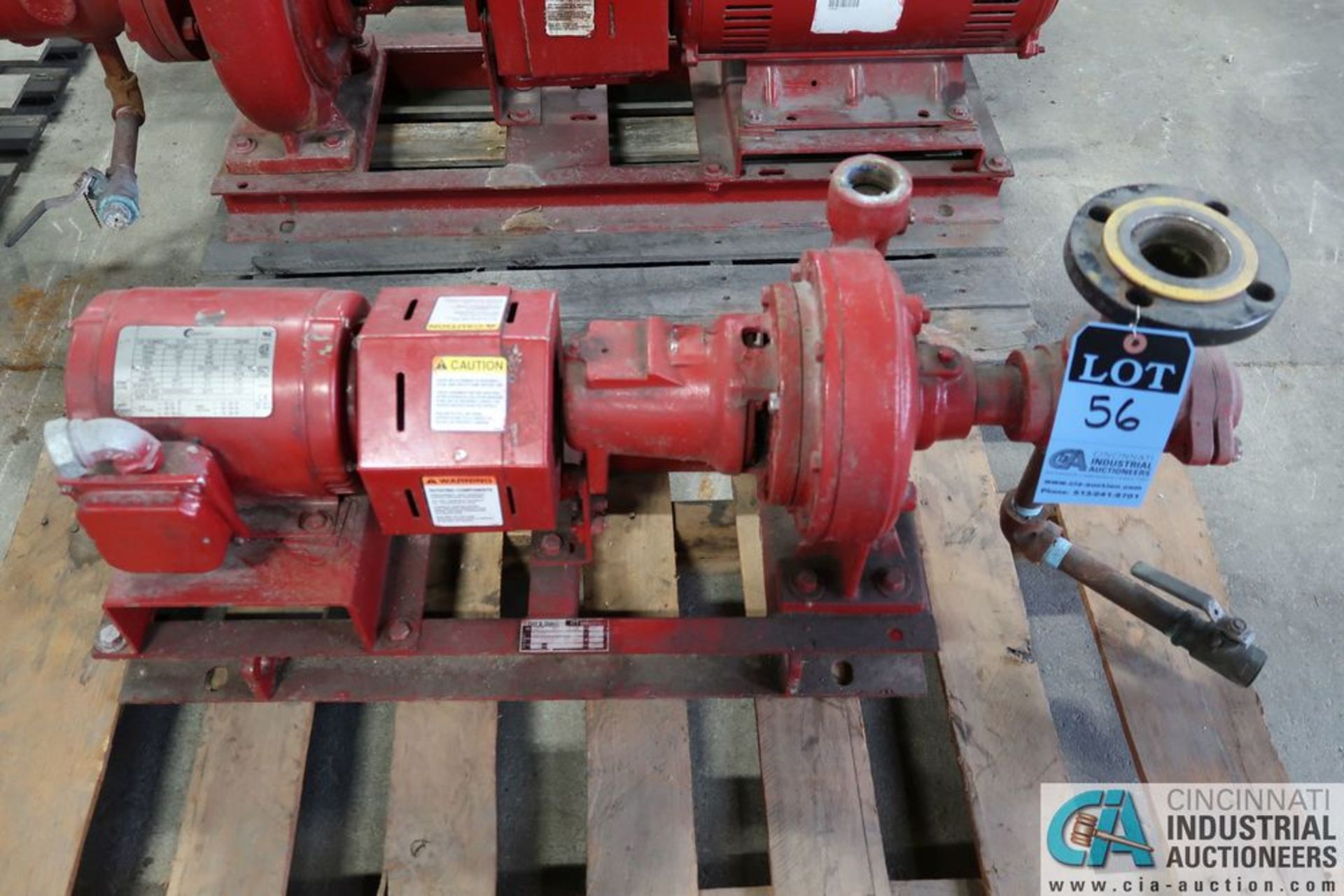 1 HP BELL AND GOSSETT SIZE 1510 BF 6.25-1.25AC WATER PUMP; S/N C124045-02C11, 1 HP CENTURY