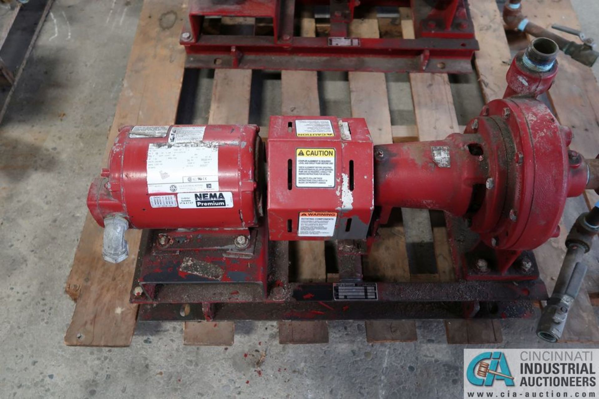 1 HP BELL AND GOSSETT SIZE 1510 BF 6.25-1.25AC WATER PUMP; S/N C124045-01C11, 1 HP US ELECTRICAL - Image 4 of 5