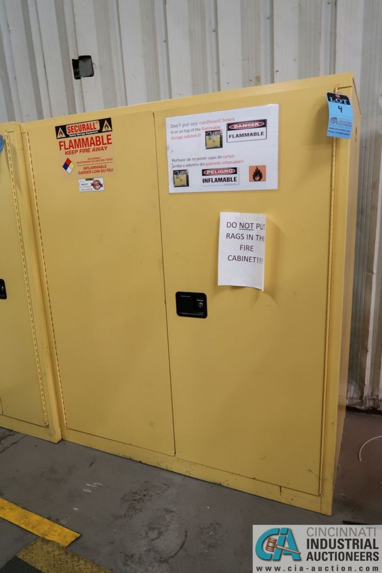120 GALLON SECURALL FLAMMABLE SAFETY CABINET