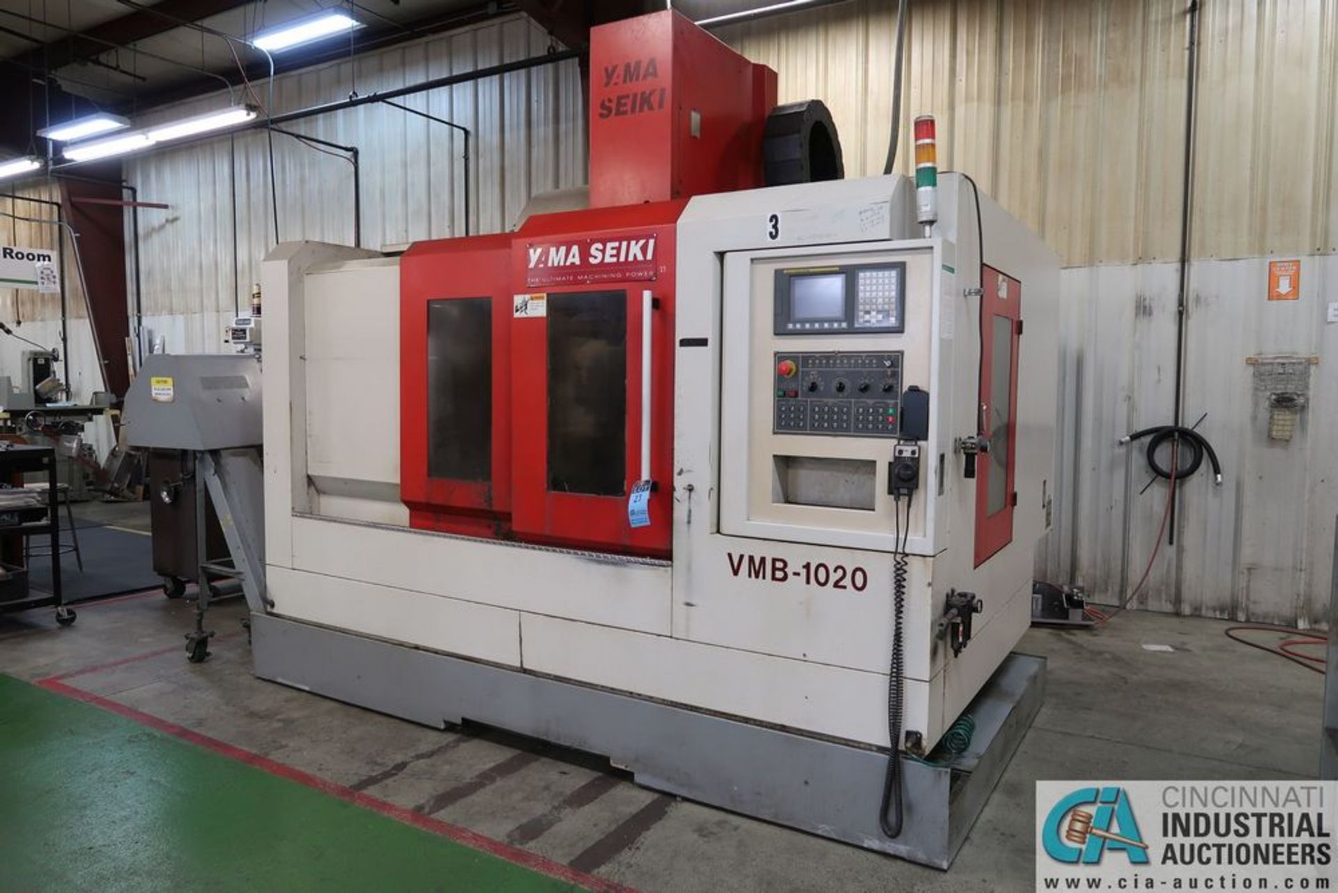 YAMA SEIKI VMB-1020 CNC VERTICAL MACHINING CENTER; S/N 6017, **Rigging Fee Due $750.00**