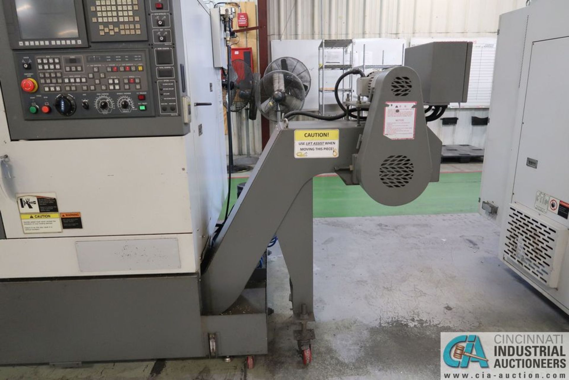 SAMSUNG SL20/500 CNC TURNING CENTER; S/N 12H440853, 8" 3-JAW CHUCK, **Rigging Fee Due $500.00** - Image 11 of 14