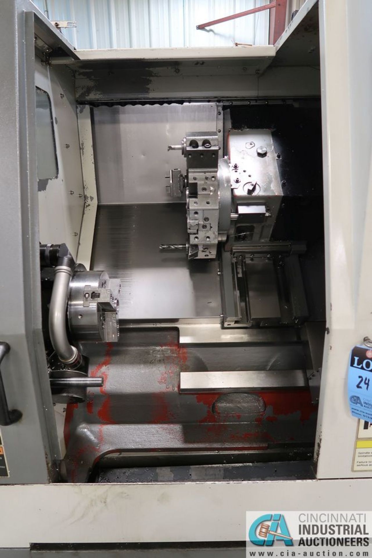 SAMSUNG SL20/500 CNC TURNING CENTER; S/N 12H440853, 8" 3-JAW CHUCK, **Rigging Fee Due $500.00** - Image 6 of 14