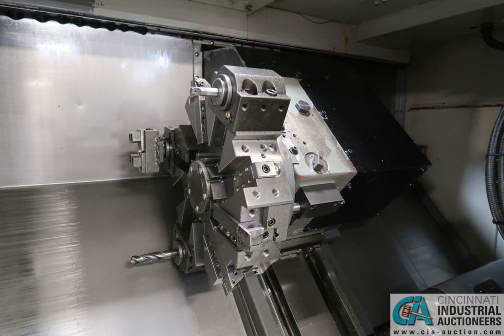 SAMSUNG SL20/500 CNC TURNING CENTER; S/N 12H440853, 8" 3-JAW CHUCK, **Rigging Fee Due $500.00** - Image 8 of 14