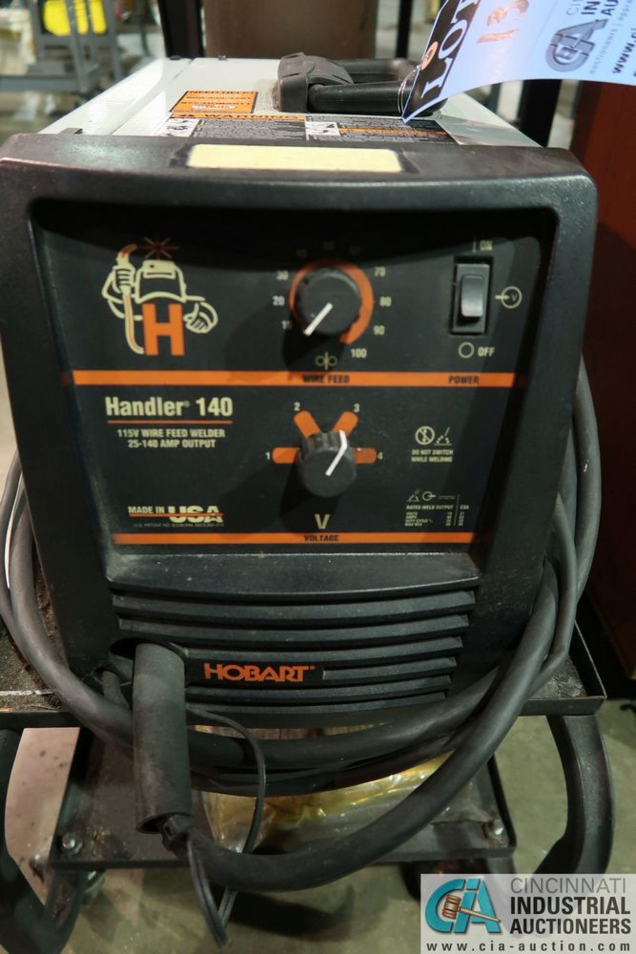 140 AMP HOBART HANDLER 140 MIG WELDER; S/N LJ-170563Y - Image 5 of 6