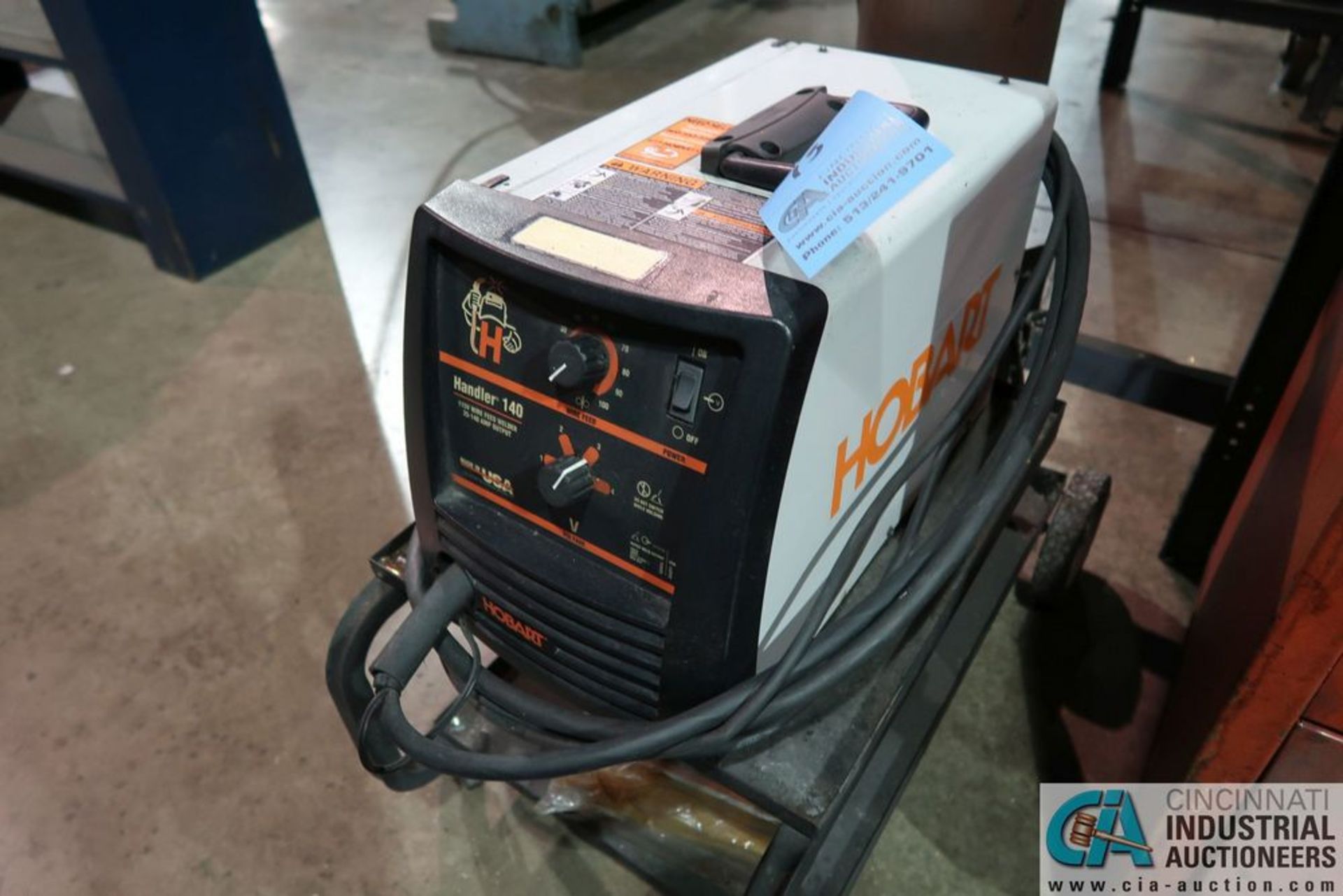 140 AMP HOBART HANDLER 140 MIG WELDER; S/N LJ-170563Y - Image 3 of 6