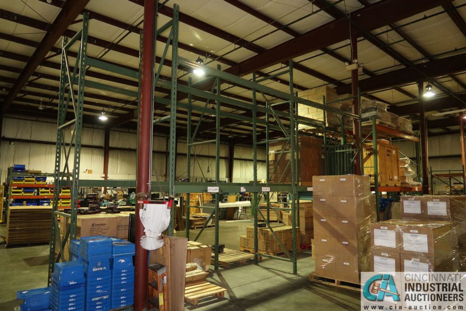 SECTIONS 108" X 42" X 168" ADJUSTABLE BEAM PALLET RACKS INCLUDING (8) 108" X 4" CROSSBEAMS AND (3) - Image 2 of 3