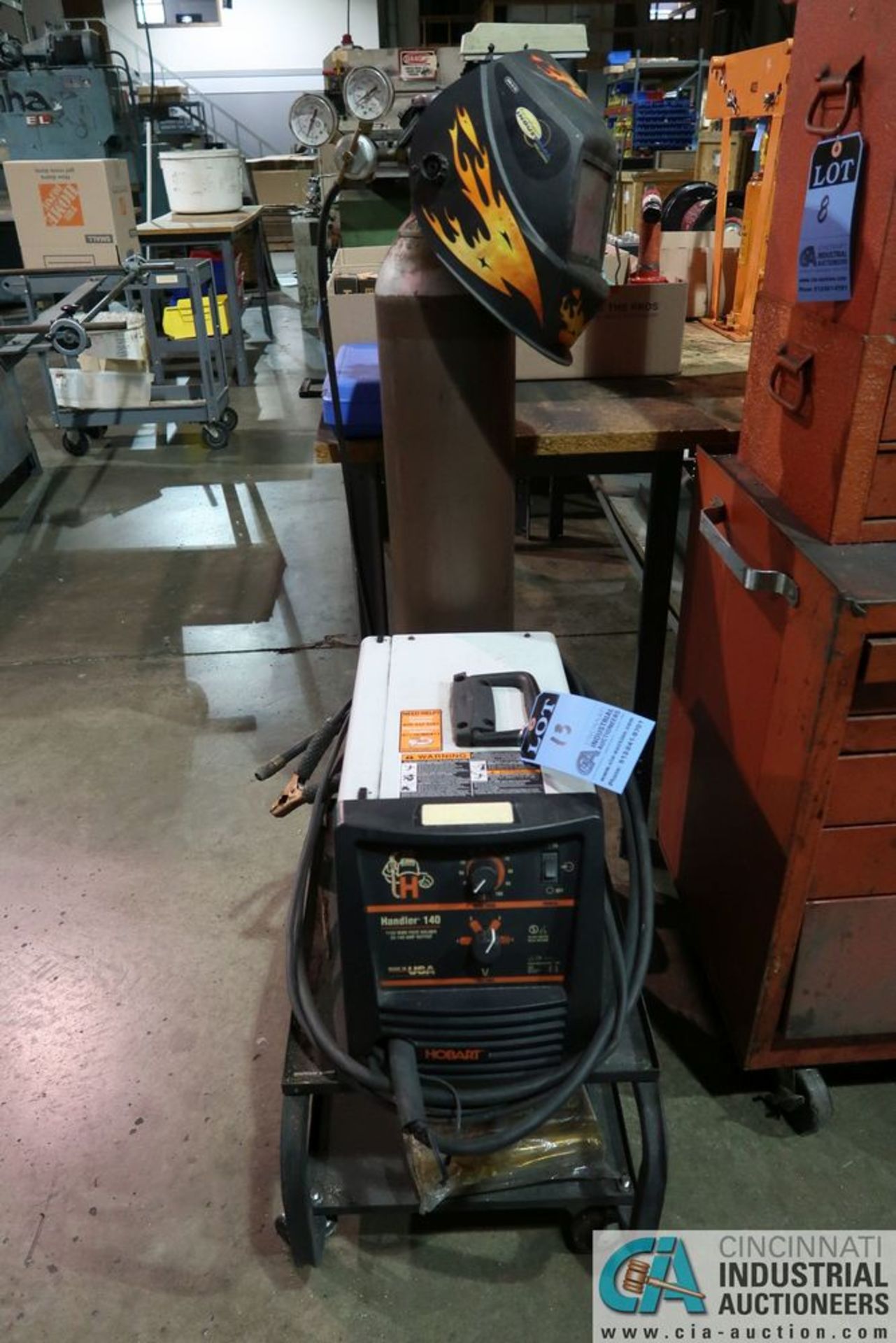 140 AMP HOBART HANDLER 140 MIG WELDER; S/N LJ-170563Y - Image 2 of 6