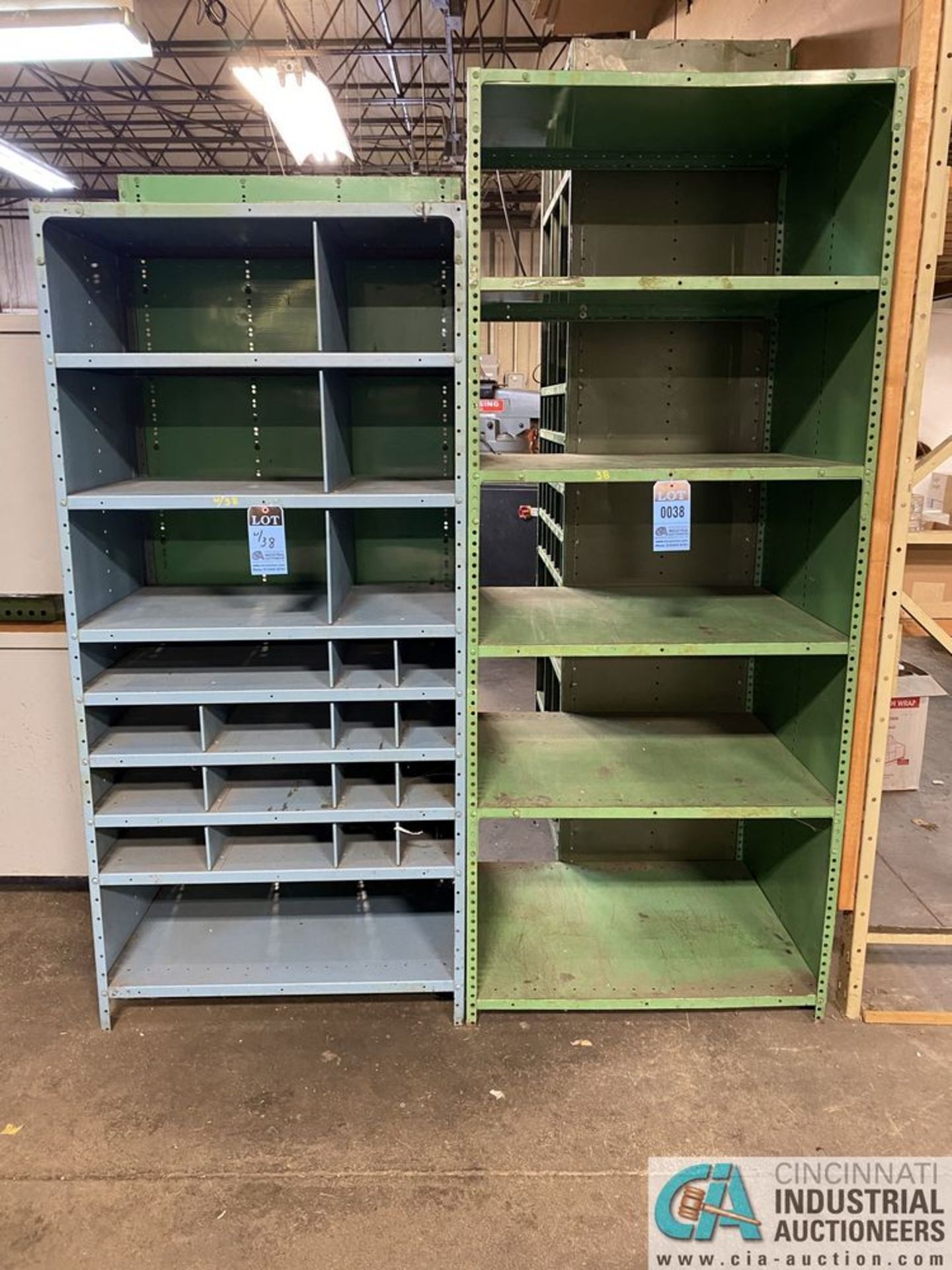 SECTIONS 36" WIDE STEEL SHELVING - Image 2 of 3