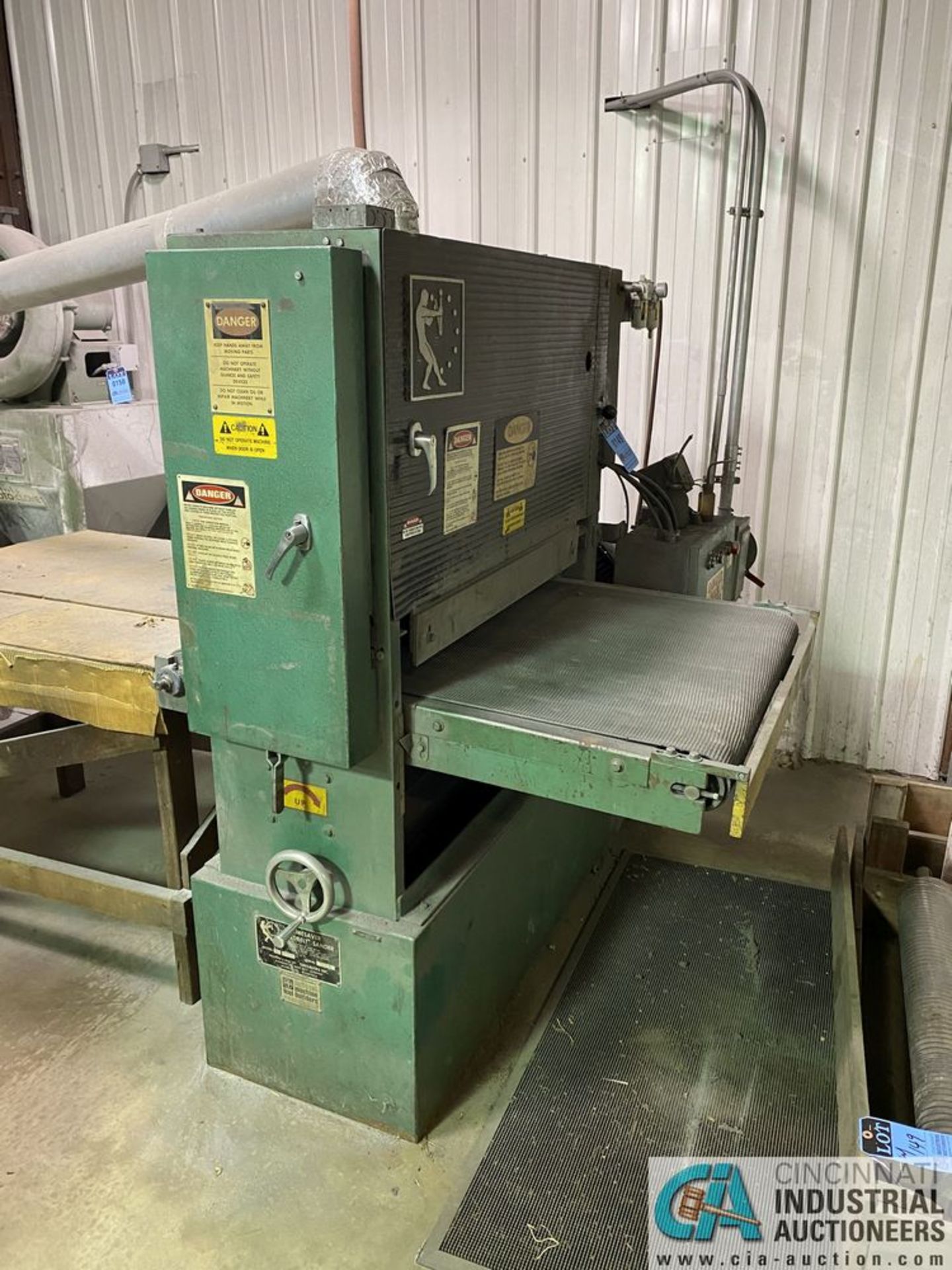 36" TIMESAVER MODEL 137MI-HD WIDE BELT SANDER; S/N 9624 **Loading Charge Due the "ERRA" Griner - Image 3 of 8