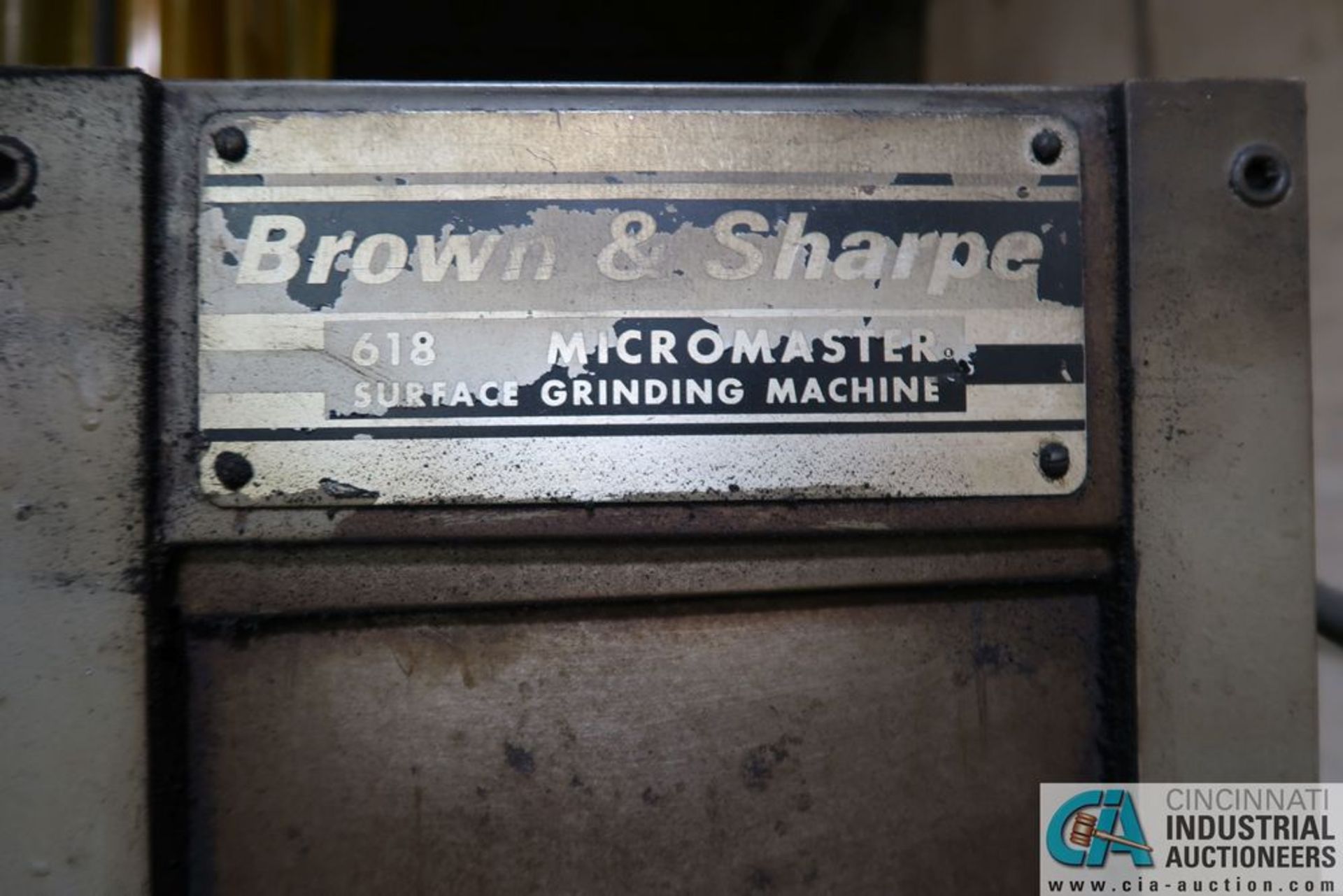 6" X 18" BROWN AND SHARPE MODEL 618 MICROMASTER SURFACE GRINDER; S/N 523-5923, WITH 15" WIDE ROLL - Image 5 of 5