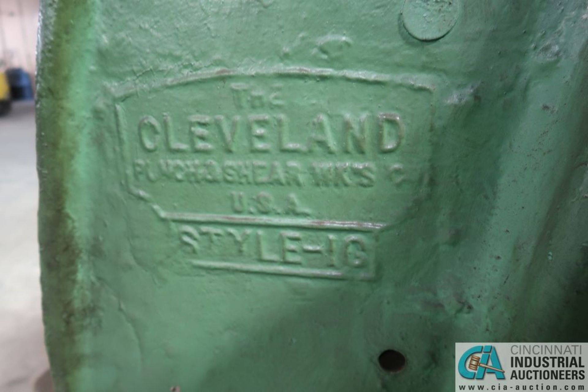 CLEVELAND PUNCH AND SHEAR WORKS MODEL 1G OBI PRESS; S/N N/A **Loading Fee Due the "ERRA" - Image 5 of 5