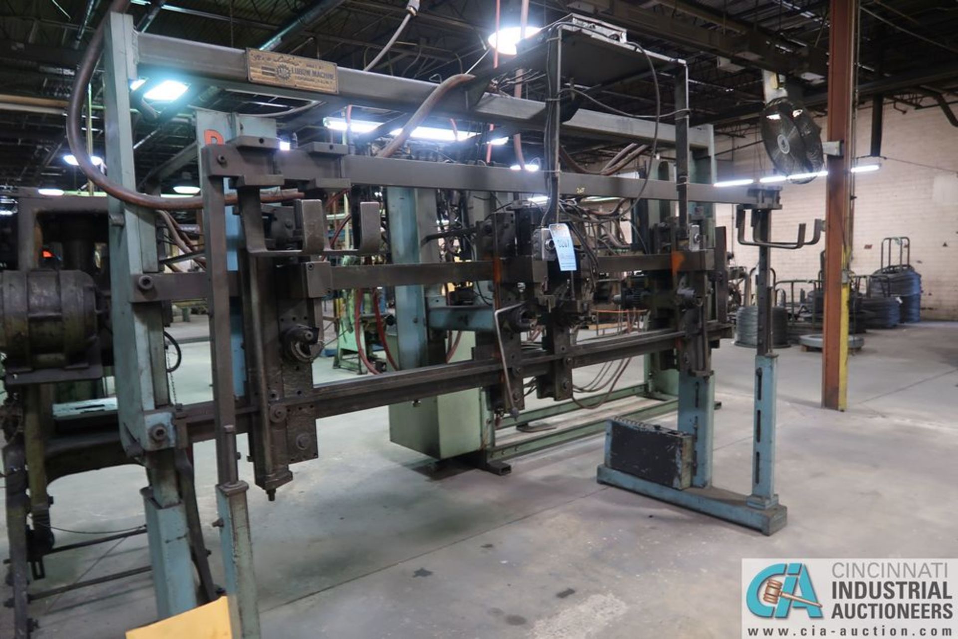 LUBOW MODEL 4SA 4-HEAD WIRE FRAME BENDER; S/N 176 **Loading Fee Due the "ERRA" Industrial Services