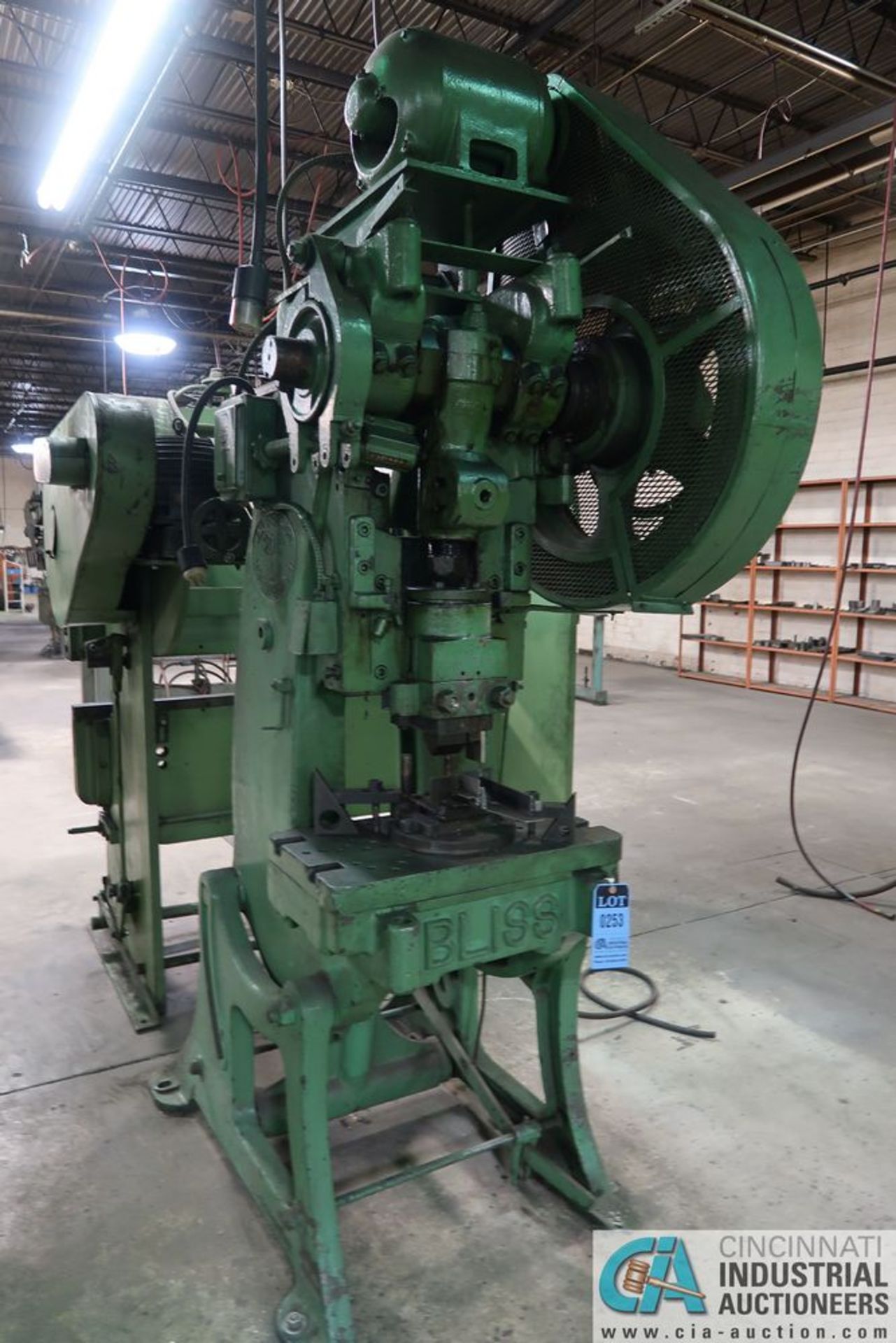 BLISS MODEL 20B-M OBI PRESS; S/N N/A **Loading Fee Due the "ERRA" Industrial Services and Sales, $