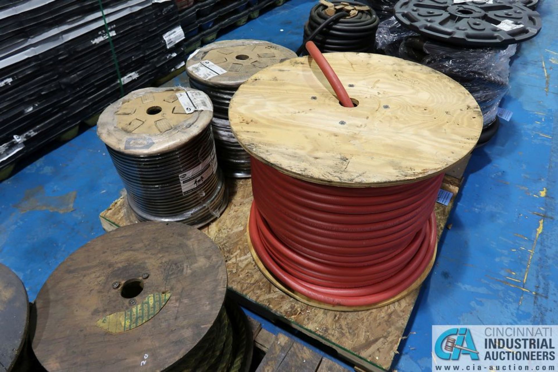 (LOT) (3) SPOOLS OF RUBBER HOSE - Image 2 of 4