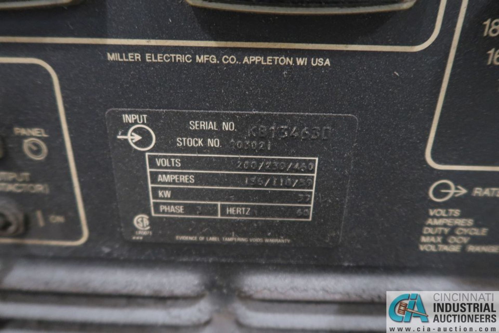 MILLER DELTAWELD 651 MIG WELDER WITH 22A WIRE FEED - Image 5 of 8