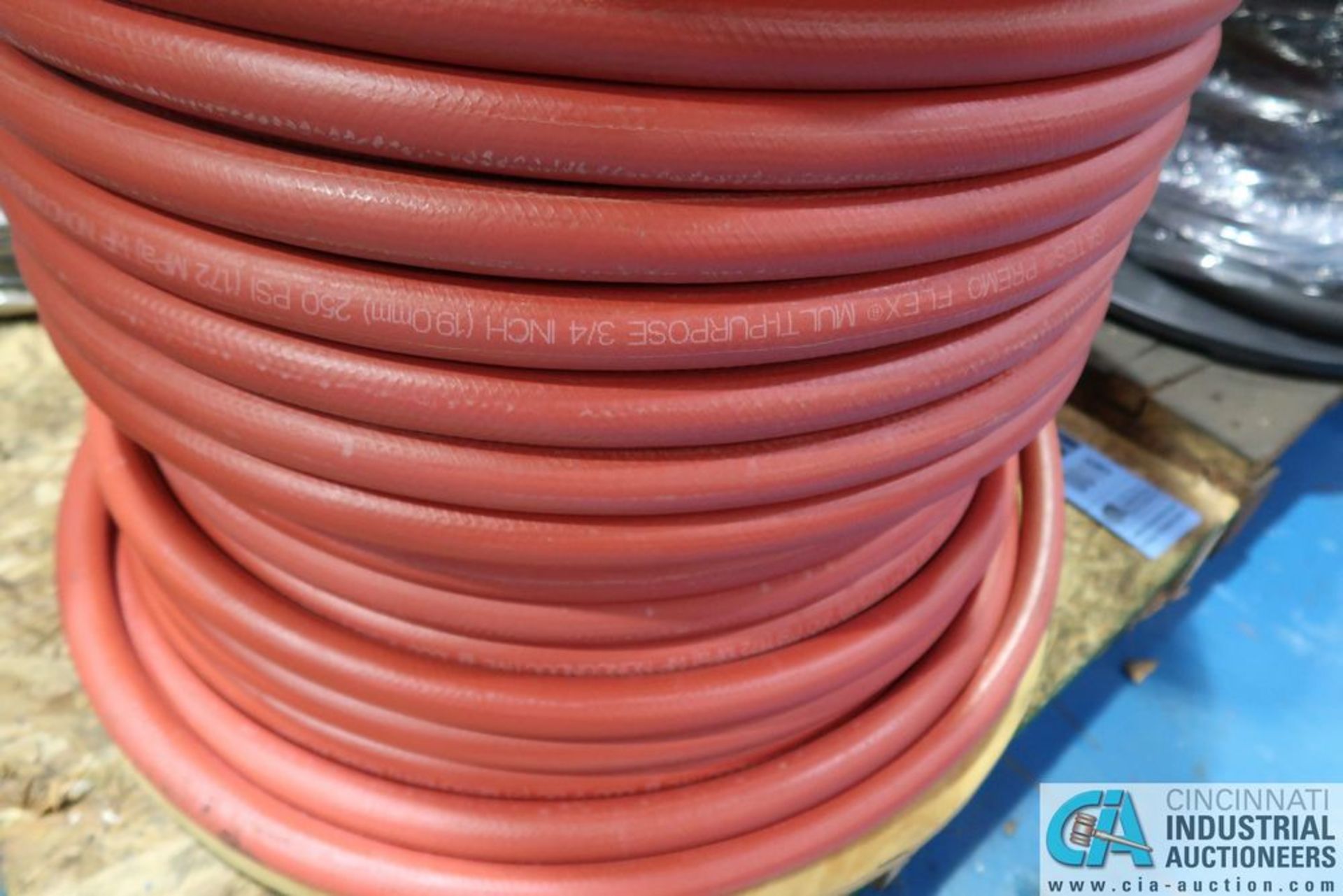 (LOT) (3) SPOOLS OF RUBBER HOSE - Image 3 of 4