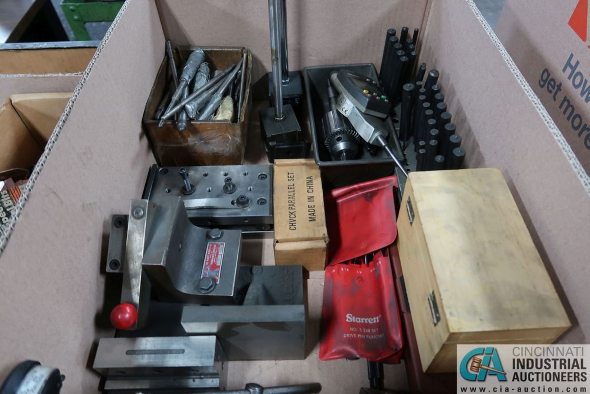 (LOT) MISC. MACHINE SHOP ACCESSORIES