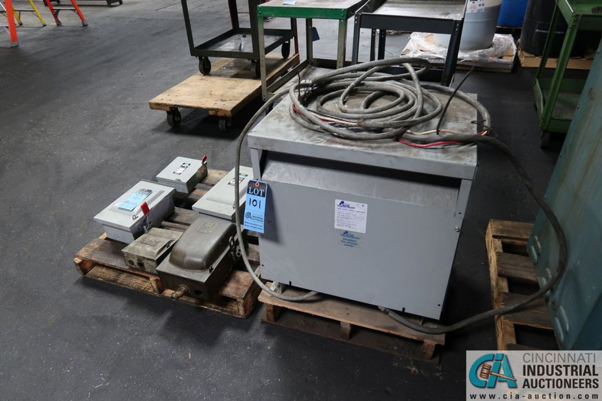 30-KVA ACME TRANSFORMER CO. GENERAL PURPOSE TRANSFORMER W/ (1) SKID SAFETY SWITCHES