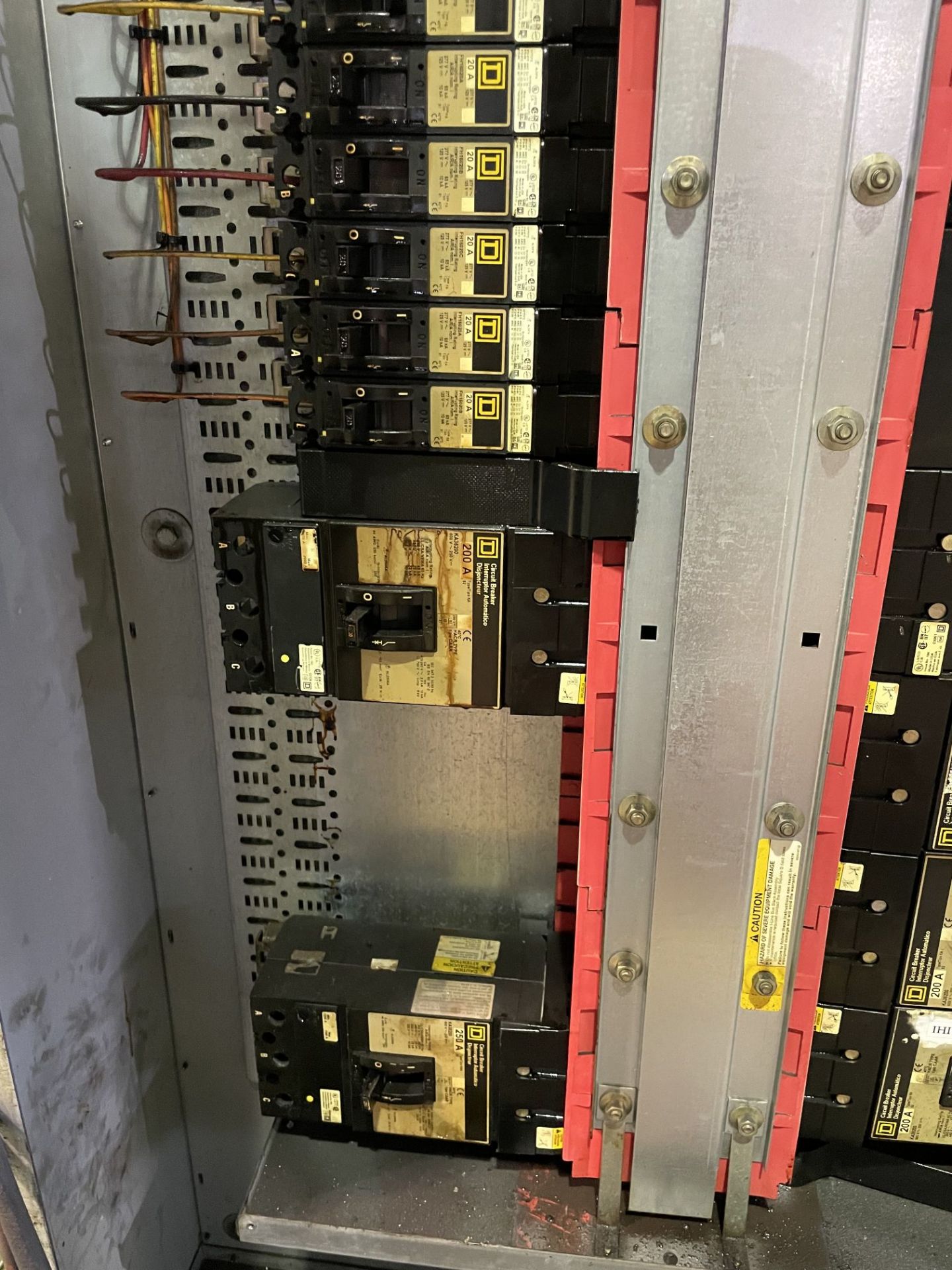 1,200-AMP SQUARE D CAT NO. 1217410211 BREAKER PANEL - Image 8 of 10