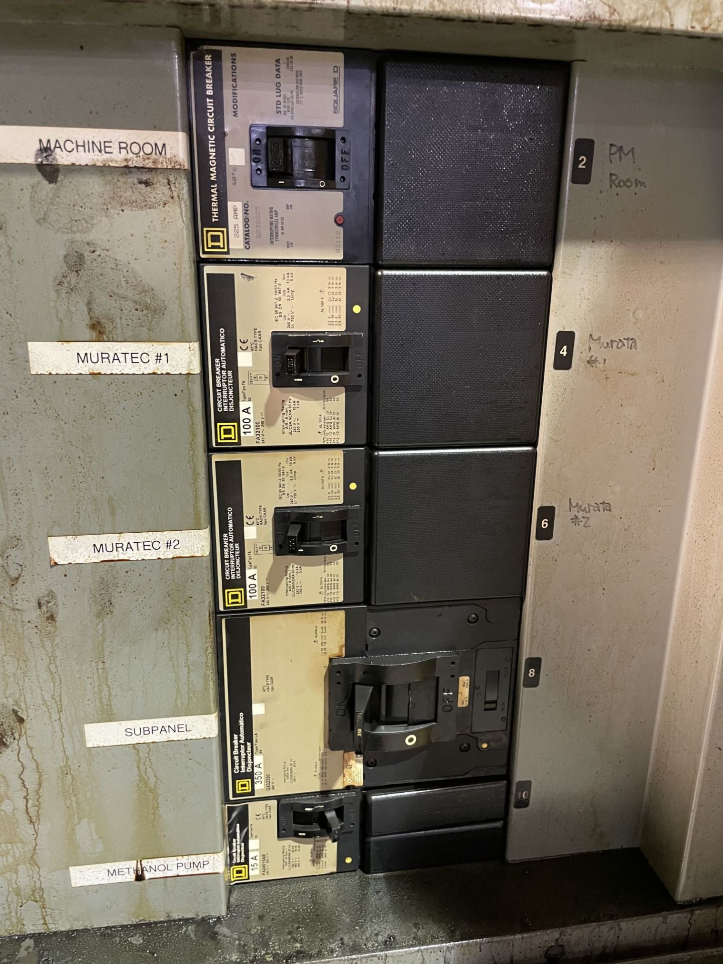 1,200-AMP SQUARE D CAT NO. 1217410211 BREAKER PANEL - Image 5 of 5