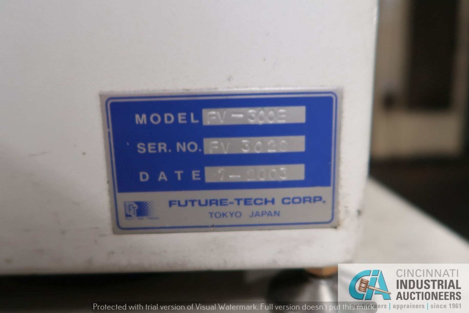 FUTURE TECH MODEL FV-300E DIGITAL MICROSCOPE TYPE HARDNESS TESTER; S/N FV3208, WITH PC (NEW 2003) - Image 6 of 10