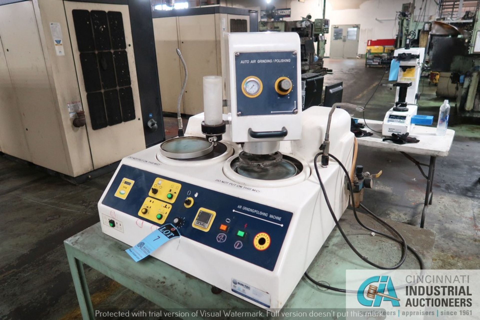 6" SUN-TEC MODEL R-FRS 5-SAMPLE AUTOMATIC GRINDING POLISHING MACHINE (New 2012)