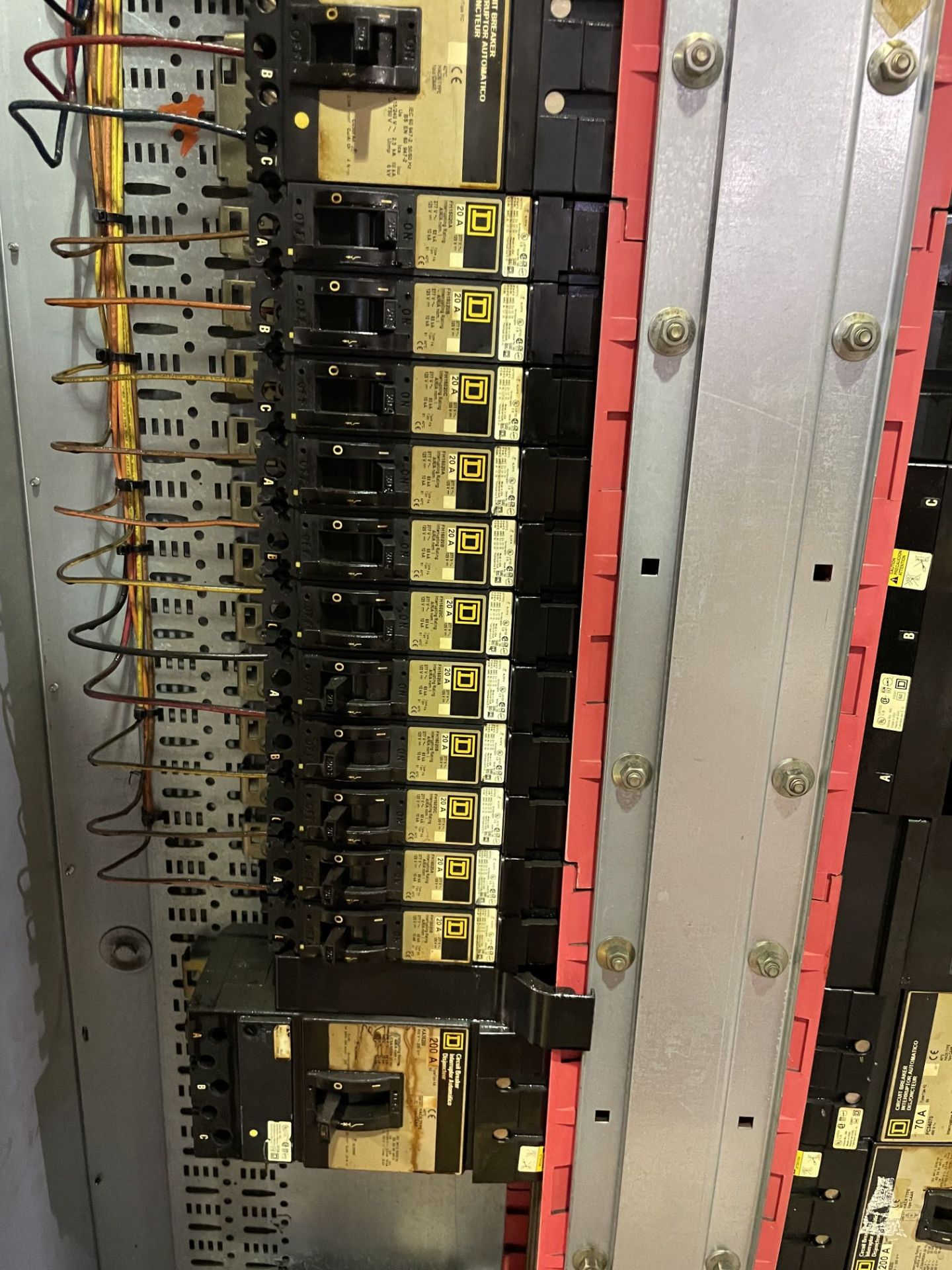 1,200-AMP SQUARE D CAT NO. 1217410211 BREAKER PANEL - Image 9 of 10