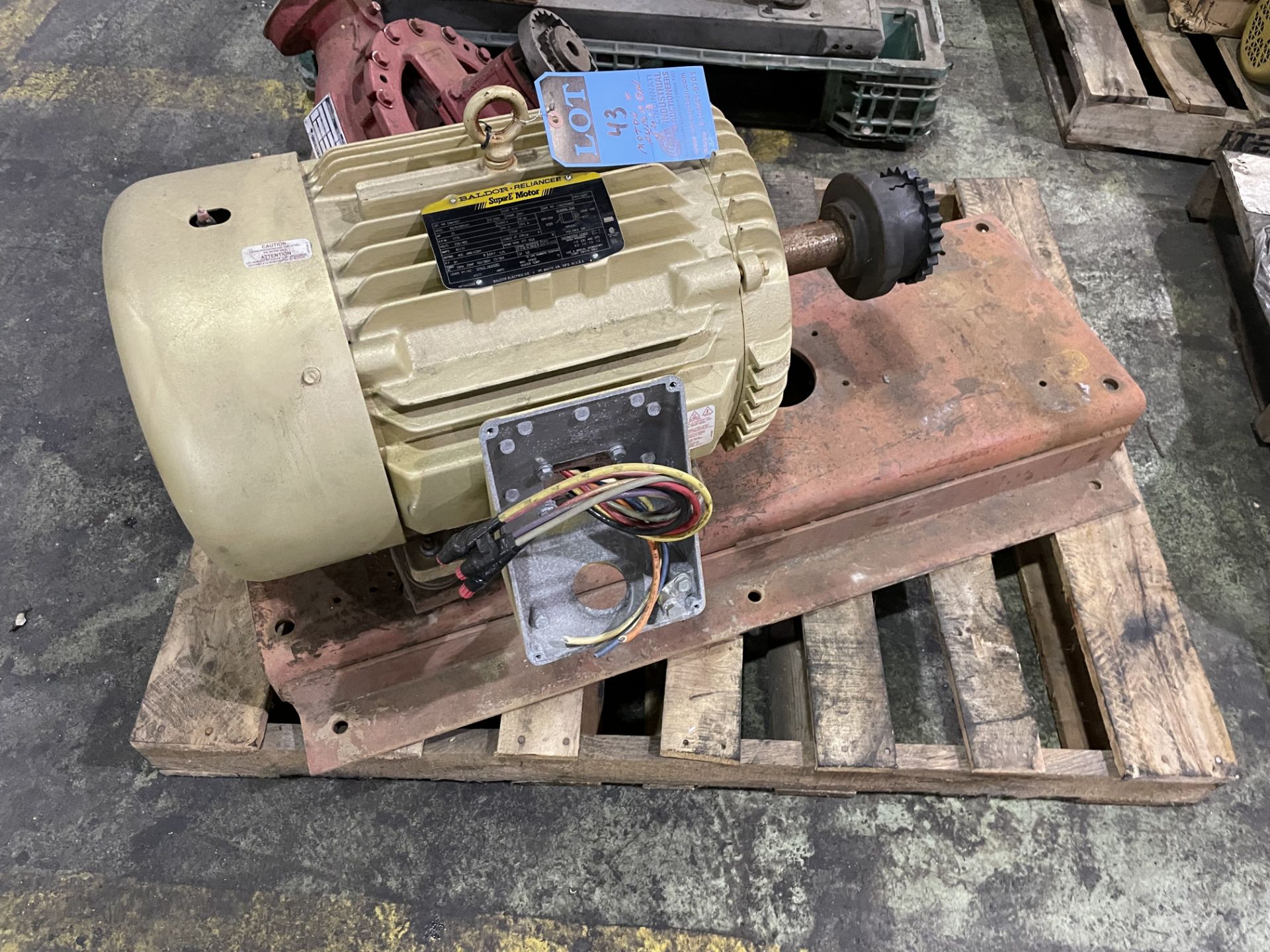 (LOT) 25-HP BALDOR ELECTRIC MOTOR & ARMSTRONG PUMP - Image 2 of 6